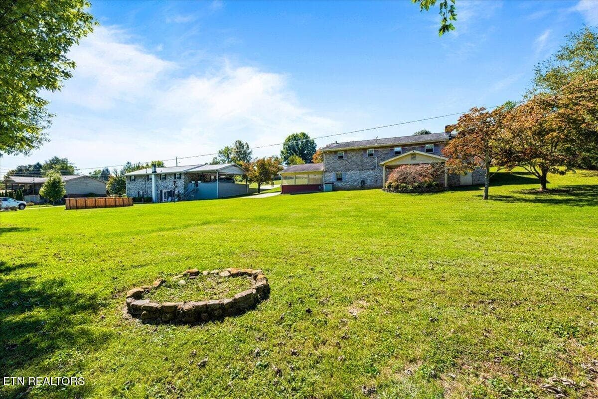 Rear yard - 166 Scenic Drive, Jacksboro, TN 37757, Jacksboro