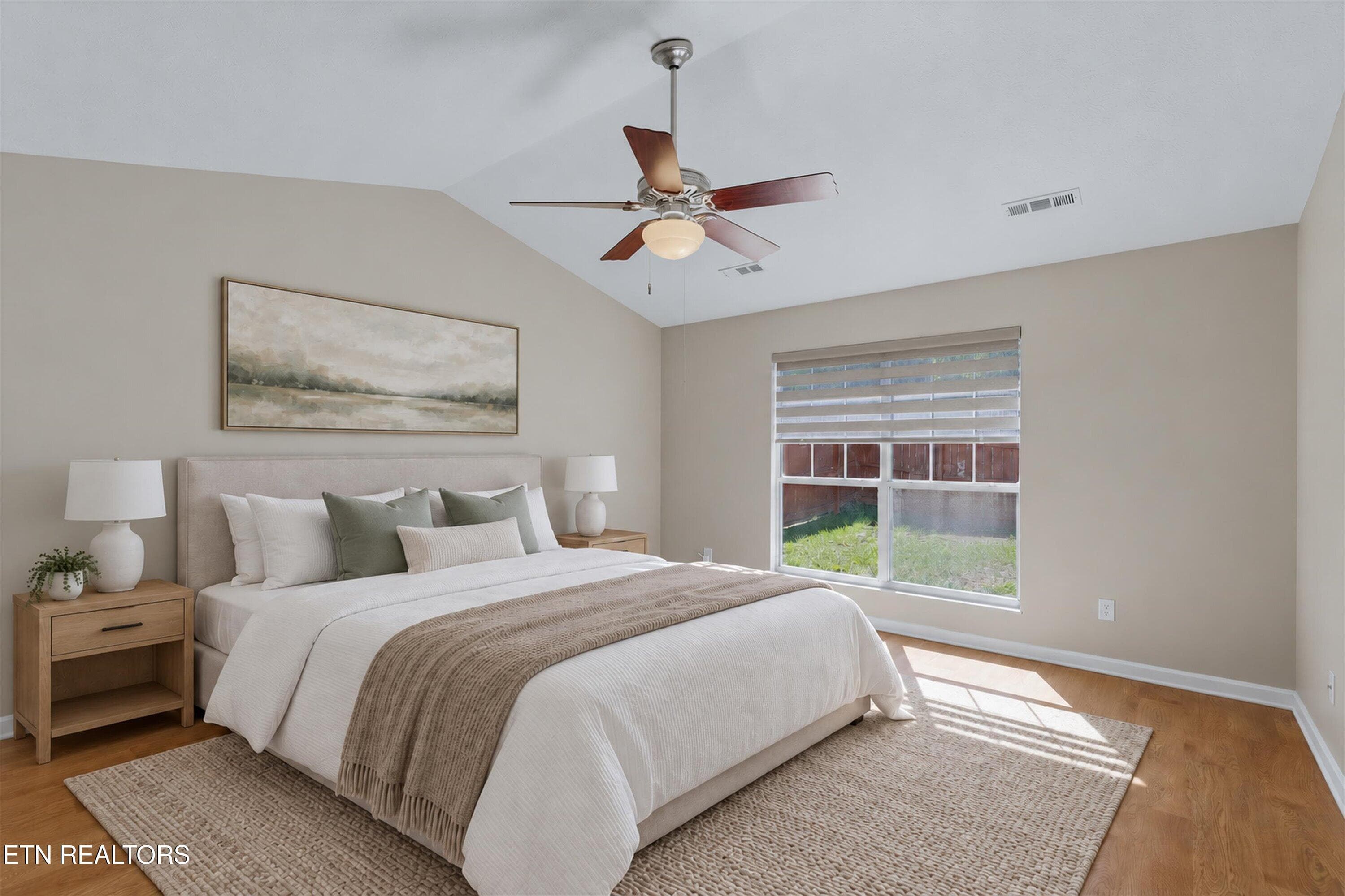 Master Bedroom Staged - 2140 Ember Brook Lane, Powell, TN 37849, Powell