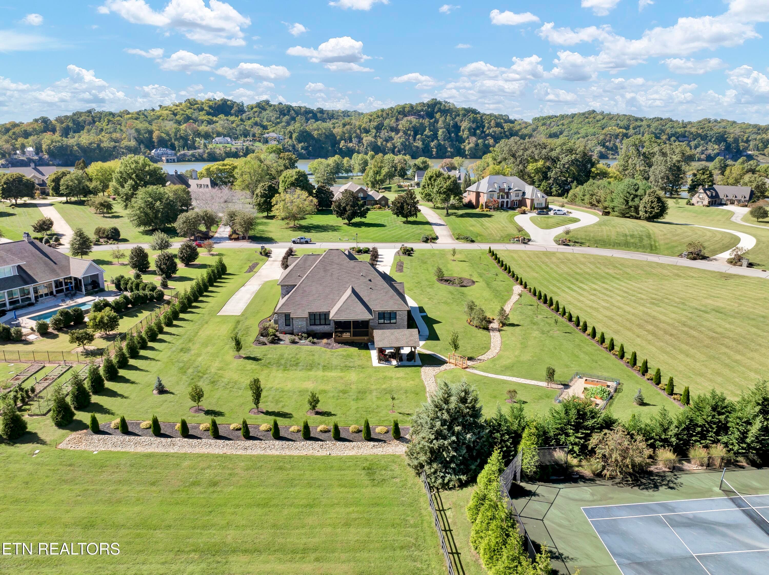 Aerial Back - 3812 Jackson Bend Drive, Louisville, TN 37777, Louisville