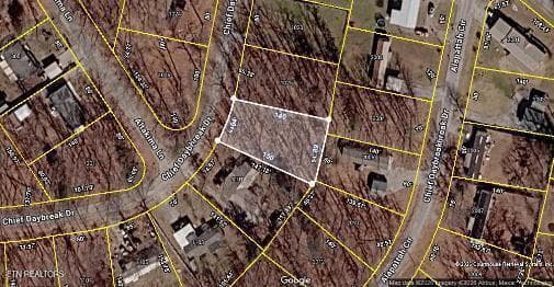 Aerial County Plat - 1027 Chief Daybreak Drive, Crossville, TN 38572, Crossville