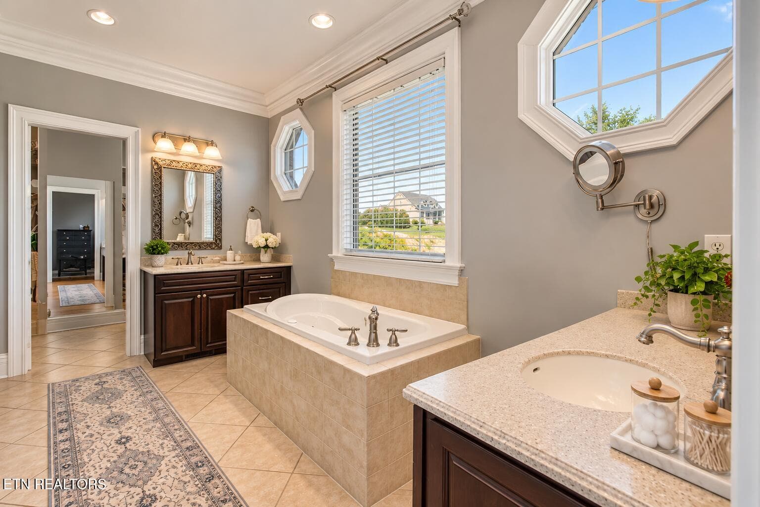 Elegant Gray Bathroom Retreat - 2760 River Island Blvd, Kodak, TN 37764, Kodak
