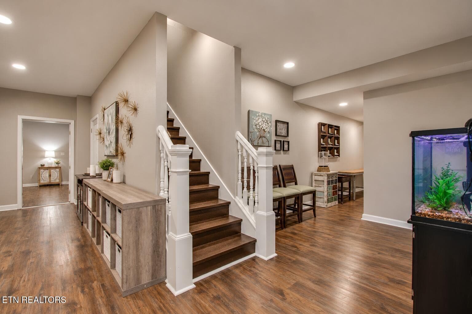 Welcoming Modern Farmhouse Basement Hall - 2760 River Island Blvd, Kodak, TN 37764, Kodak