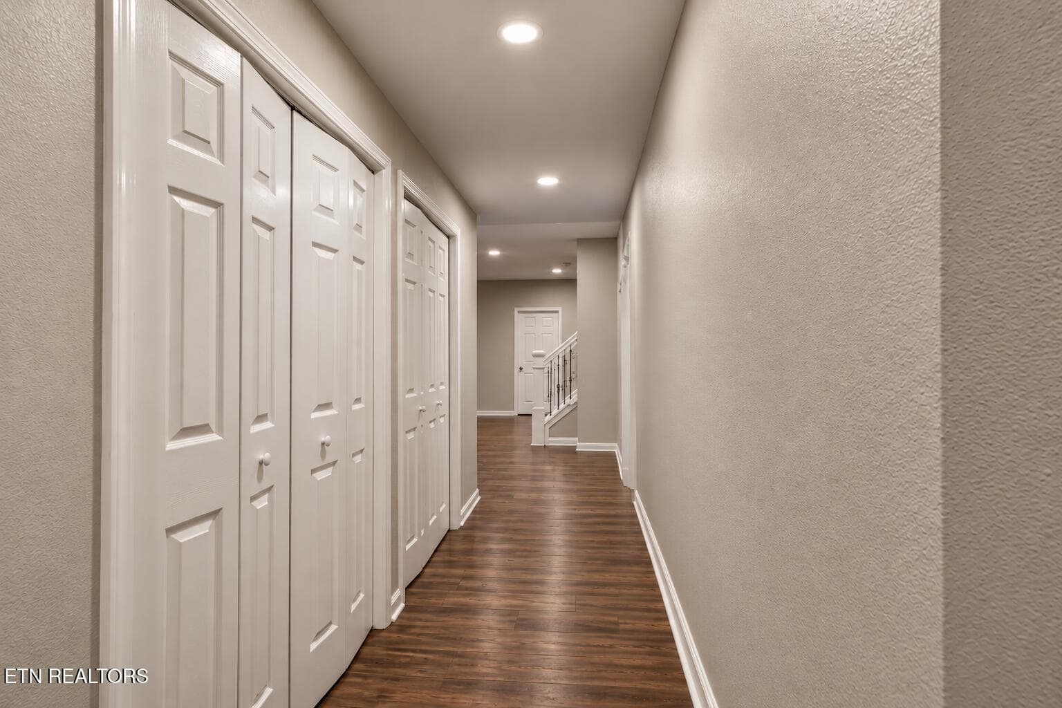 Minimalist Hallway with Staircase - 2760 River Island Blvd, Kodak, TN 37764, Kodak