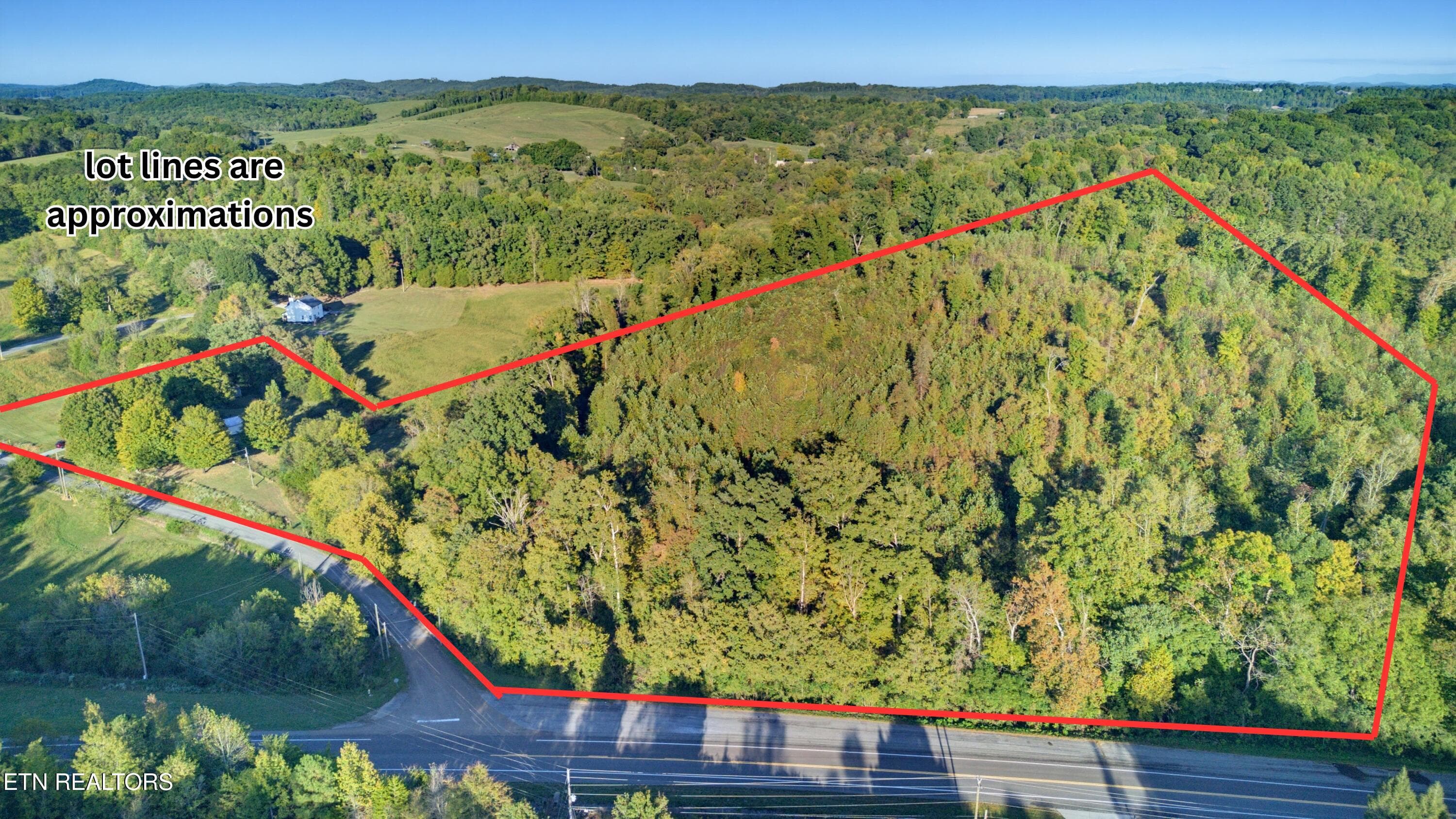 lot lines are approximations - 116 County Road 216, Niota, TN 37826, Niota