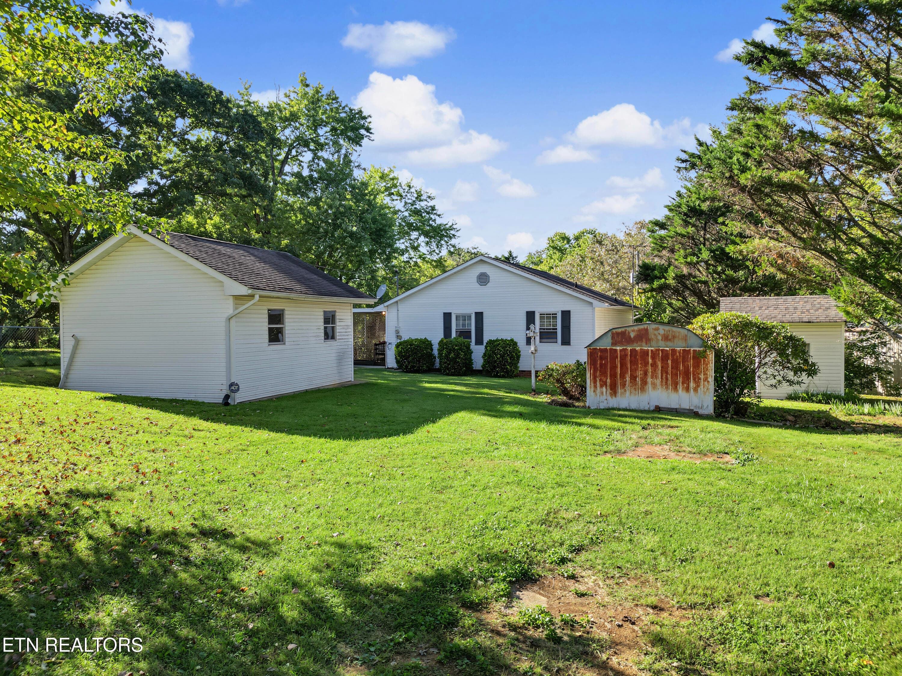 Back of the house and backyard - 911 Michelle Drive, Friendsville, TN 37737, Friendsville