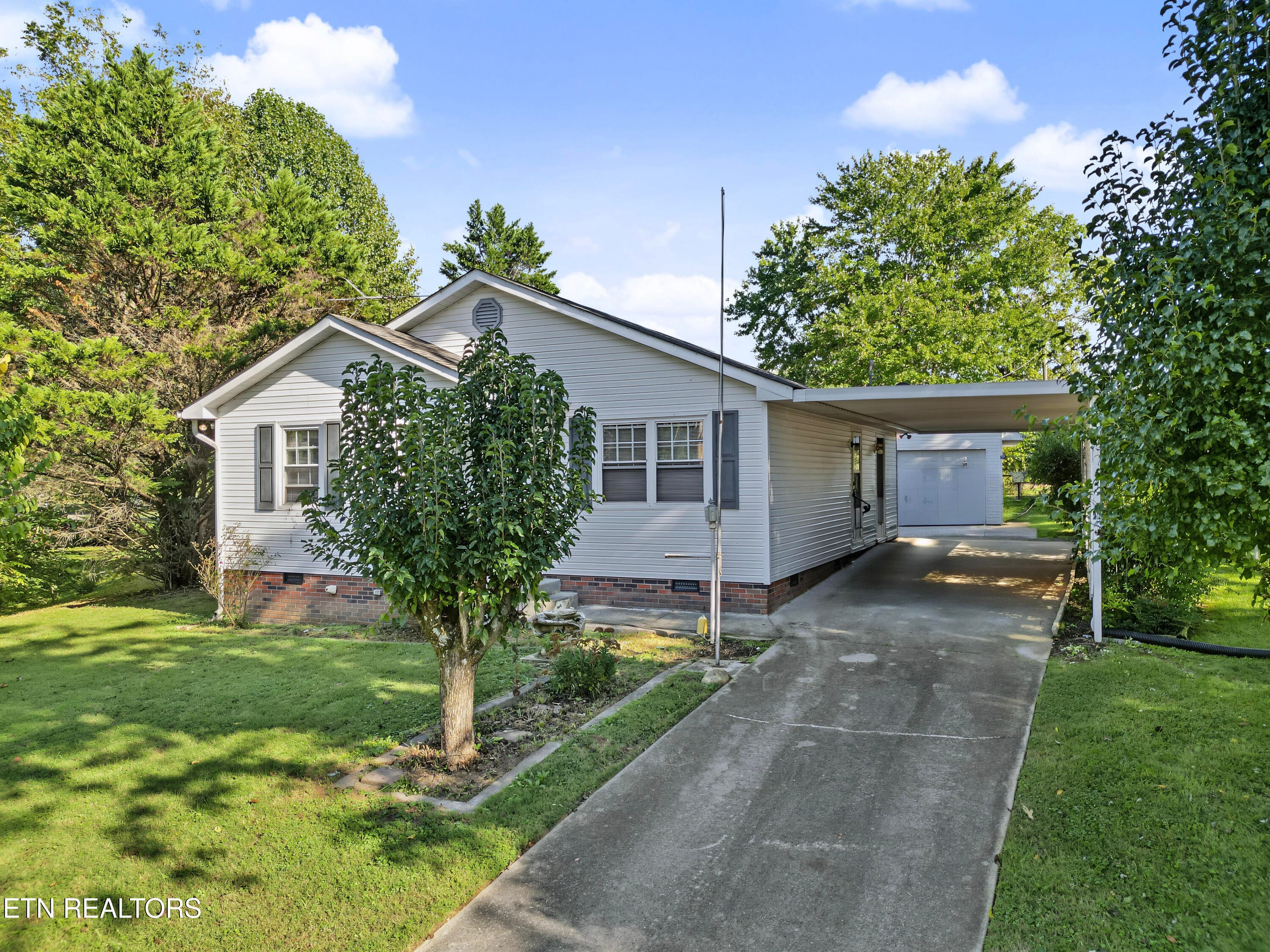 Carporet and Garage is behind the house - 911 Michelle Drive, Friendsville, TN 37737, Friendsville