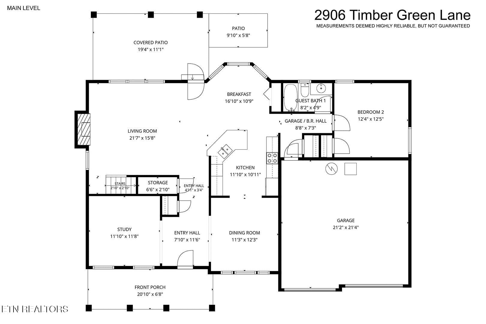 58_TimberGreenLane_2906_FloorPlan-MainLe - 2906 Timber Green Lane, Knoxville, TN 37921, Knoxville