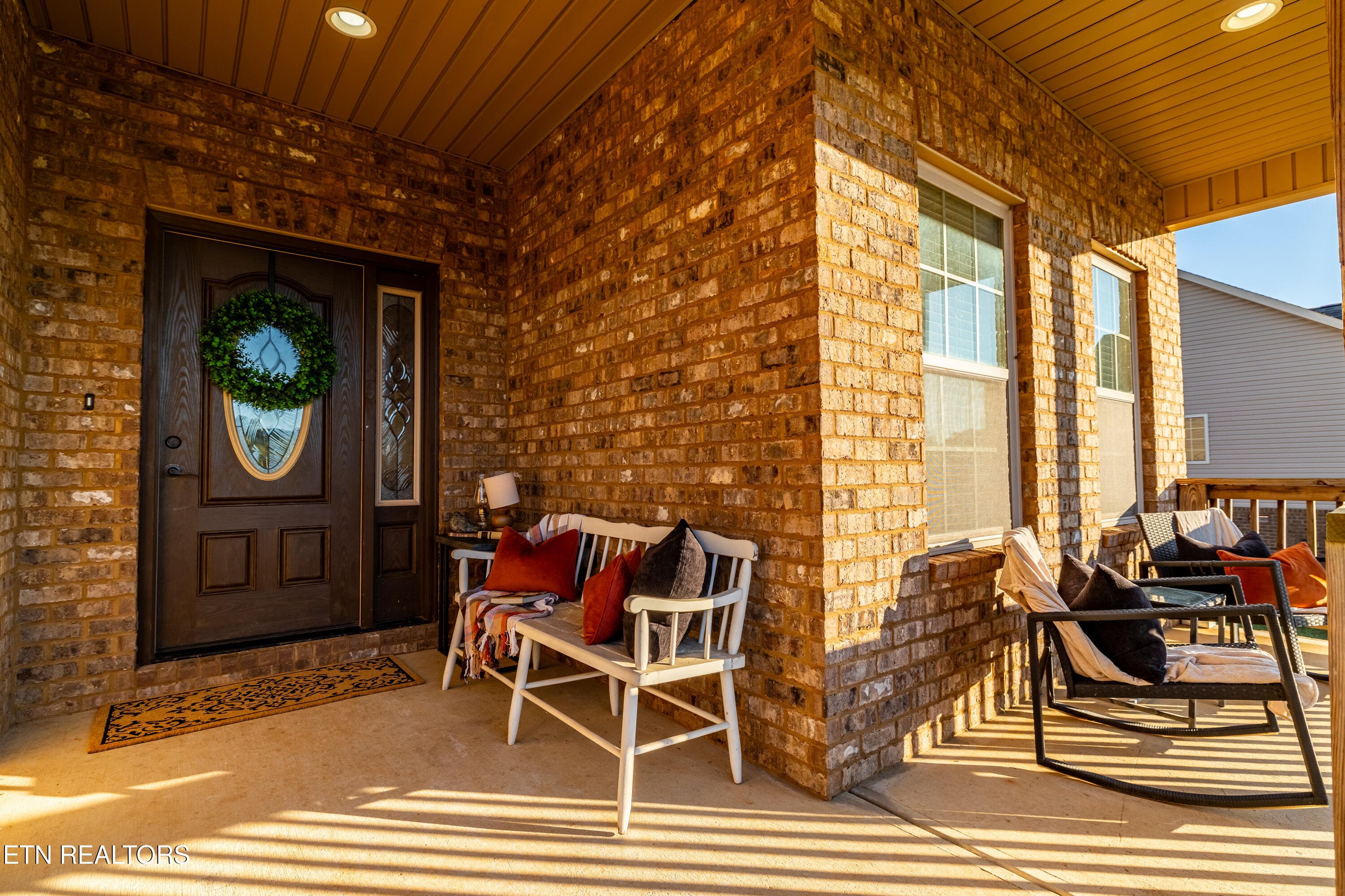 HALF WRAP COVERED FRONT PORCH - 1252 Marble Hill Rd, Friendsville, TN 37737