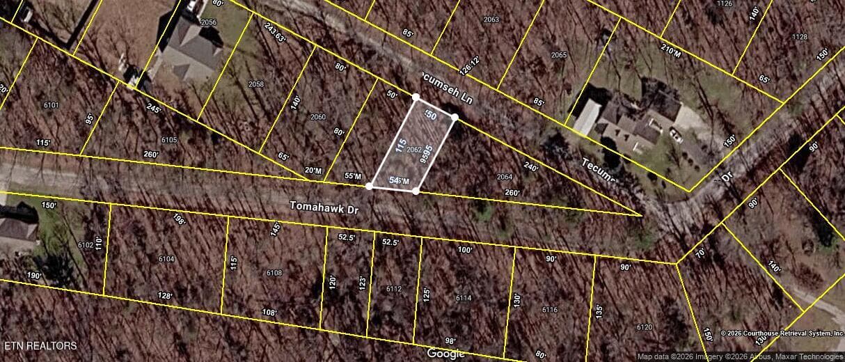 Aerial 2062 Tecumseh - 2062 Tecumseh Lane, Crossville, TN 38572, Crossville