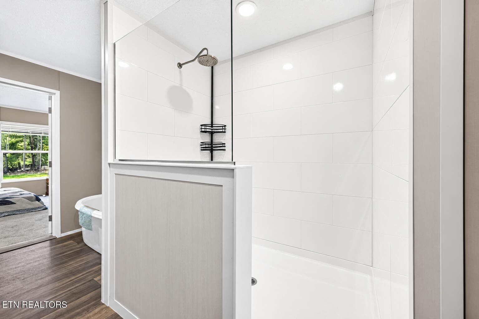 Bright Modern Empty Walk-In Shower - 3131 Oswego Rd, Crossville, TN 38572, Crossville