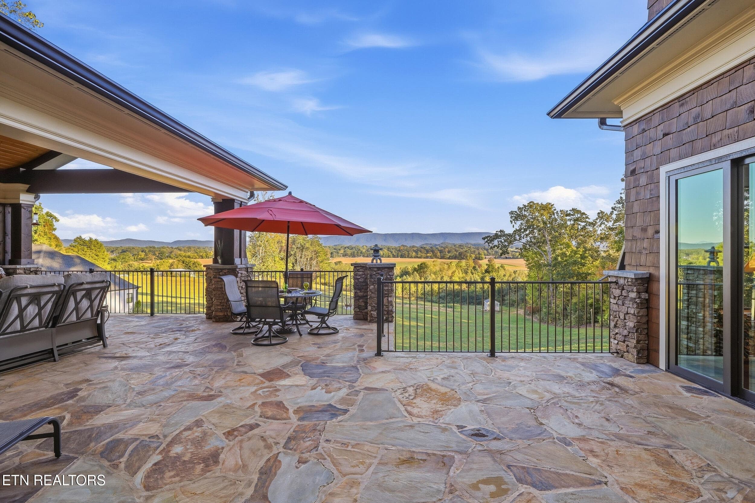 Open-Air Heated Flagstone Patio - 2032 Cochran Rd, Maryville, TN 37803