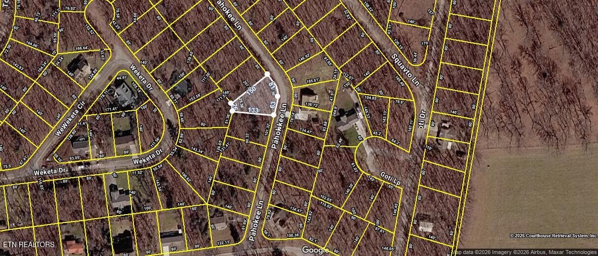 aerial 2011 pahokee - 2011 Pahokee Lane, Crossville, TN 38572, Crossville