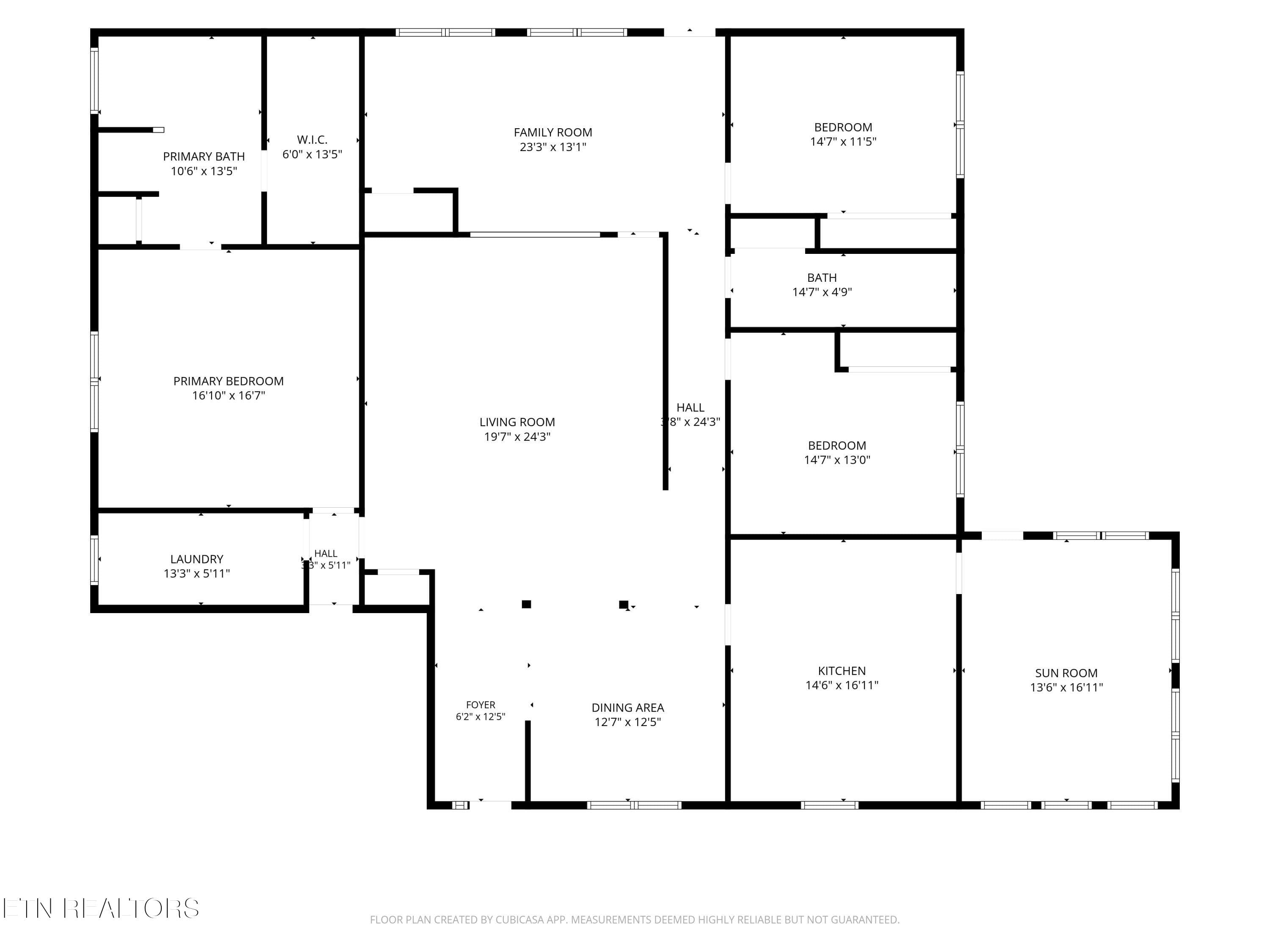 Floor plan - 3412 Seebers Court, Louisville, TN 37777, Louisville