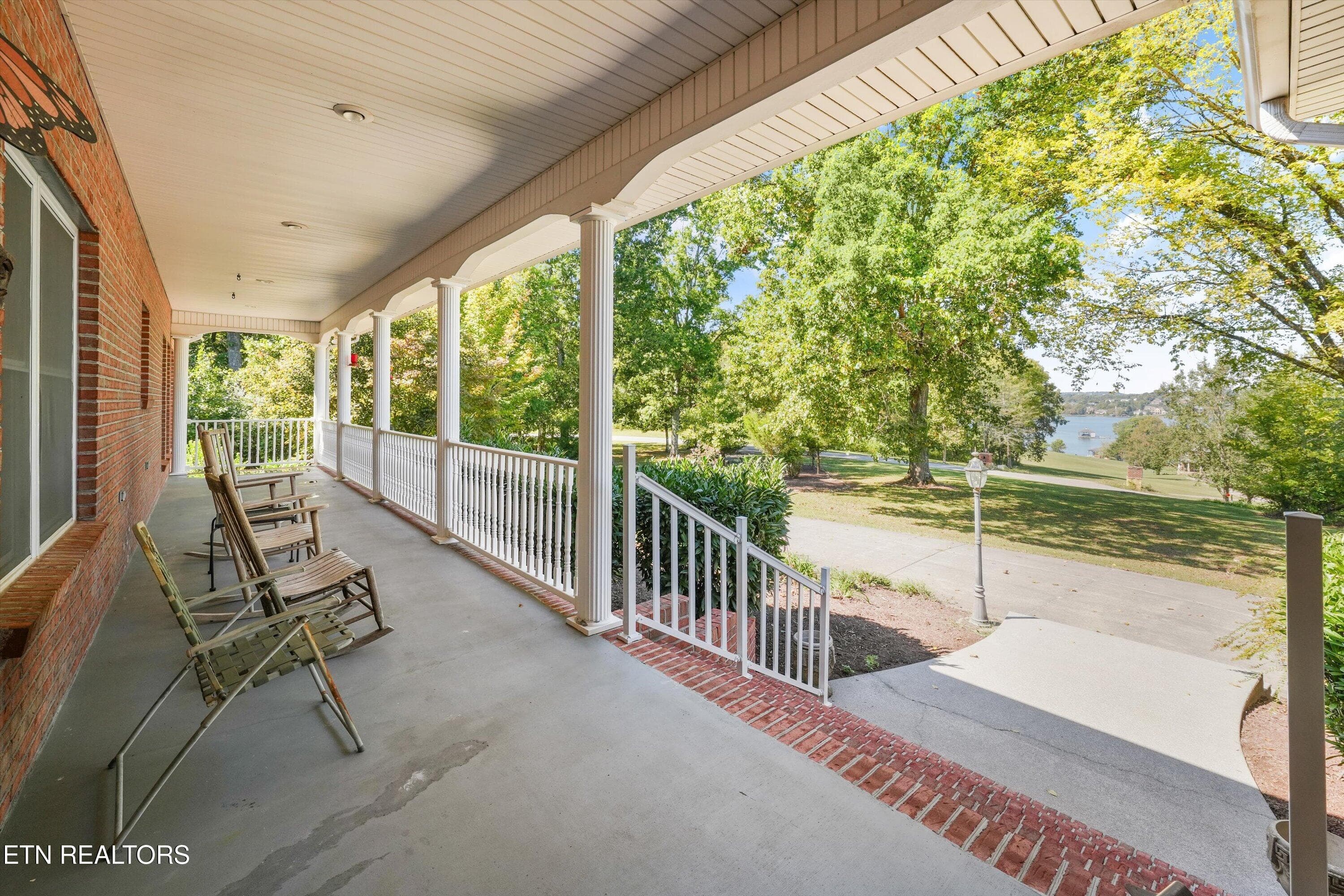 Front porch w lake views - 3412 Seebers Court, Louisville, TN 37777, Louisville