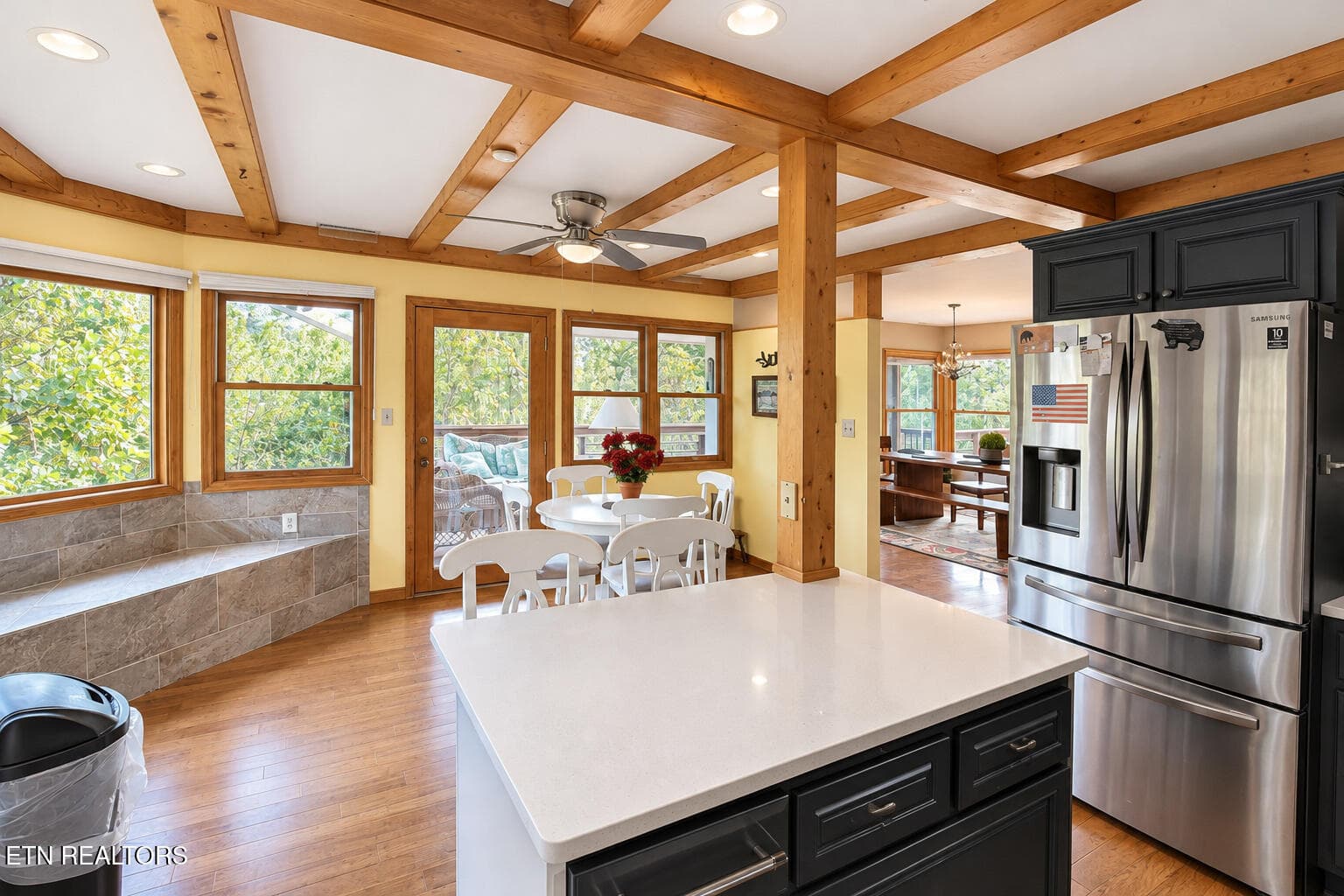 modern_rustic_kitchen_and_dining_nook - 504 Matterhorn Drive, Gatlinburg, TN 37738, Gatlinburg