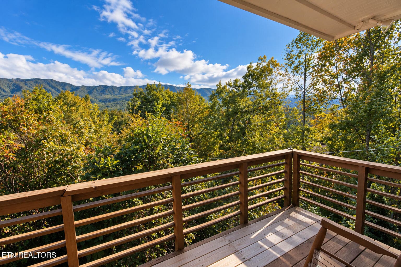 mountain_vista_from_a_wooden_deck - 504 Matterhorn Drive, Gatlinburg, TN 37738, Gatlinburg