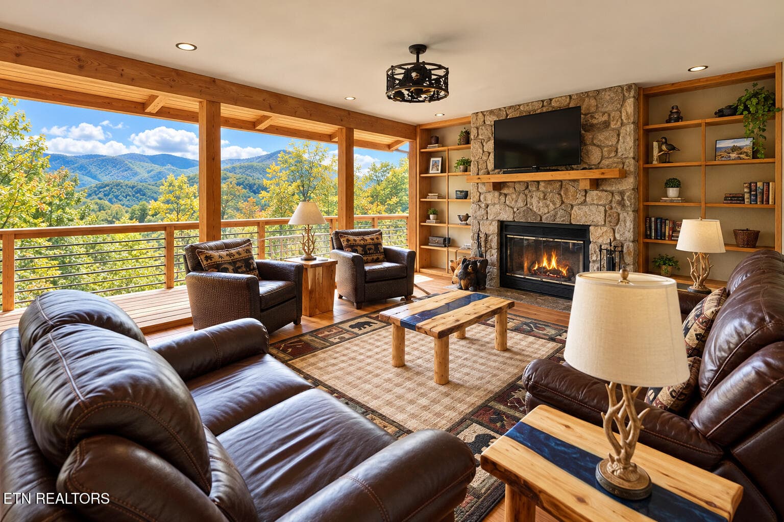 rustic_mountain_porch_retreat - 504 Matterhorn Drive, Gatlinburg, TN 37738, Gatlinburg
