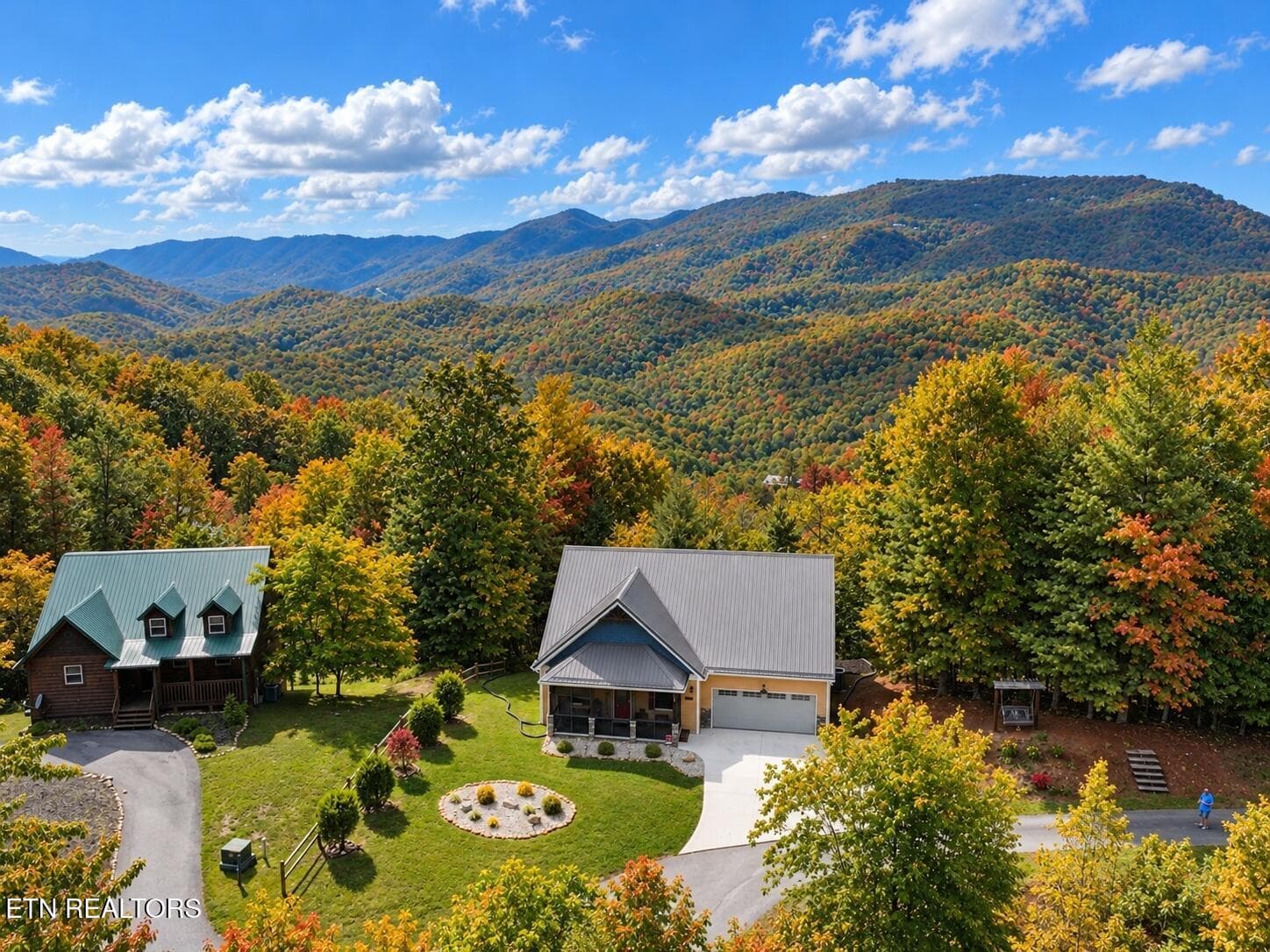 03_wide_aerial_landscape_scene_of_a_moun - 4973 Long Rifle Rd, Walland, TN 37886, Walland