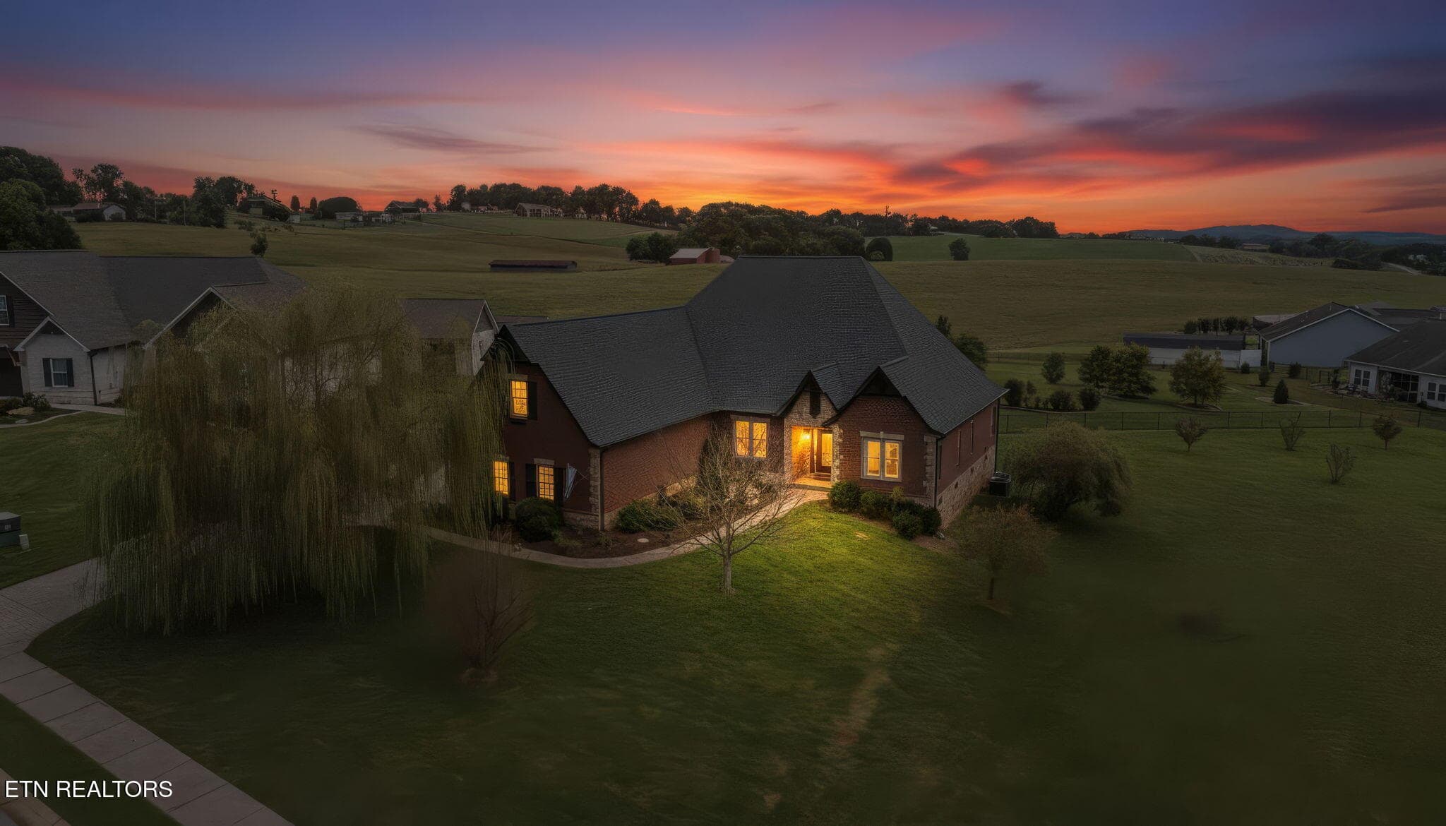 71-web-or-mls-virtual_twilight copy - 1256 Rippling Waters Circle, Sevierville, TN 37876, Sevierville