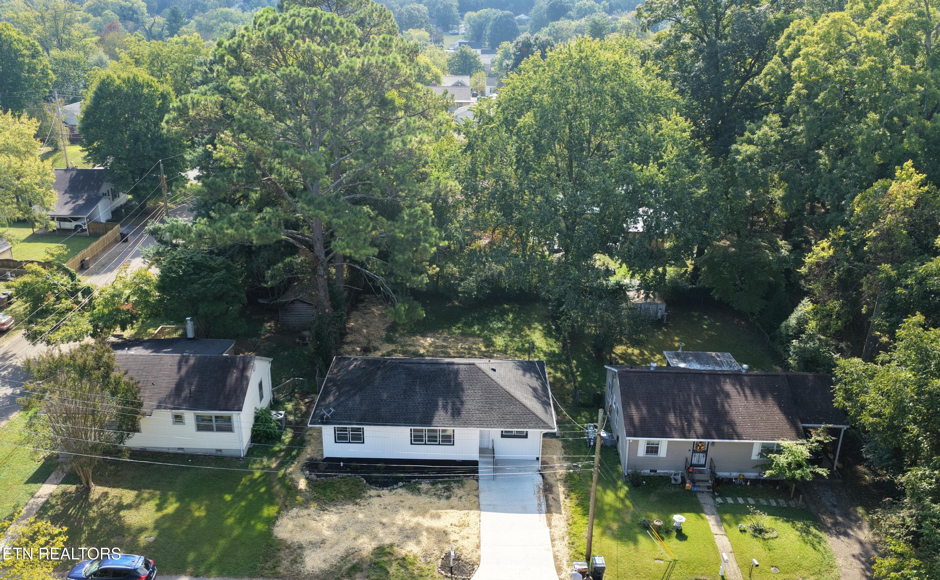 Aerial View of House - 2728 Arbor Place, Knoxville, TN 37917, Knoxville