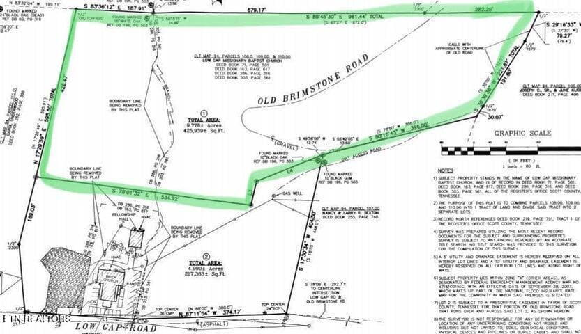 survey - 669 Low Gap Rd, Helenwood, TN 37755, Helenwood
