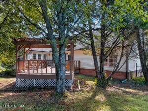 Back yard and deck - 1957 Lakebrook Circle, Dandridge, TN 37725, Dandridge