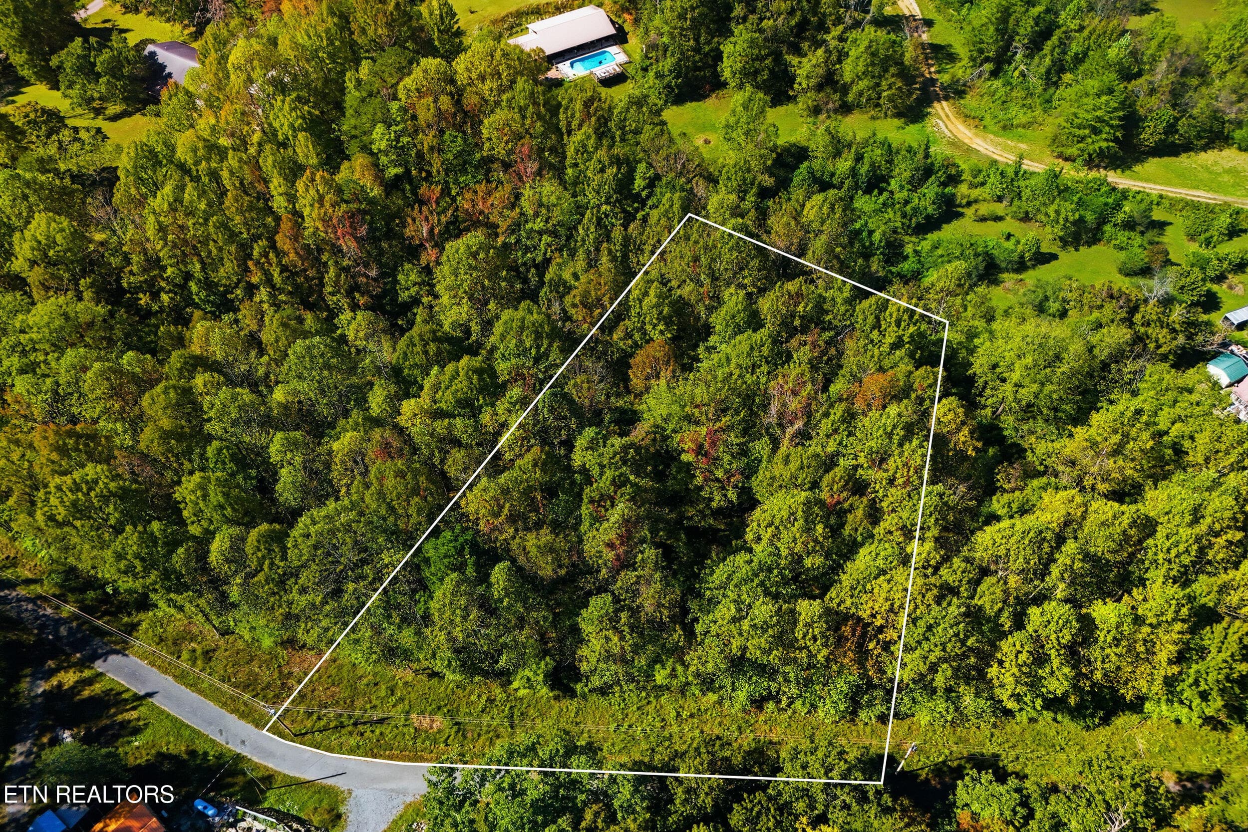 Drone pic - Lot 2 Timber Lake Drive, Cosby, TN 37722, Cosby