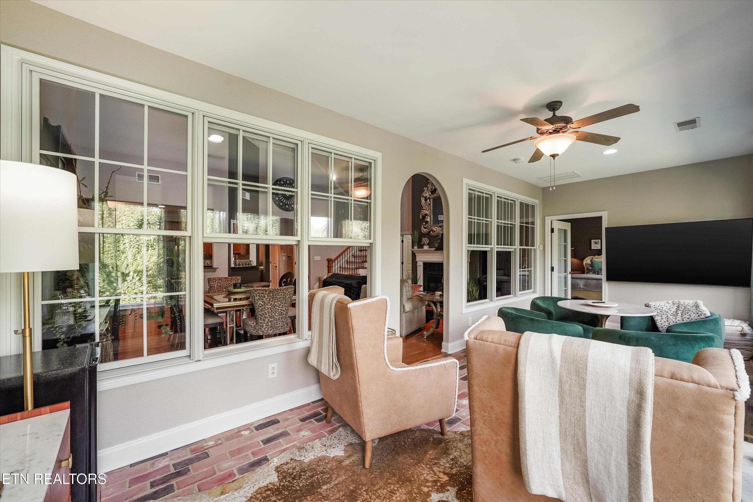 Primary Bedroom off the Sunroom - 10107 Autumn Valley Lane, Knoxville, TN 37922, Knoxville
