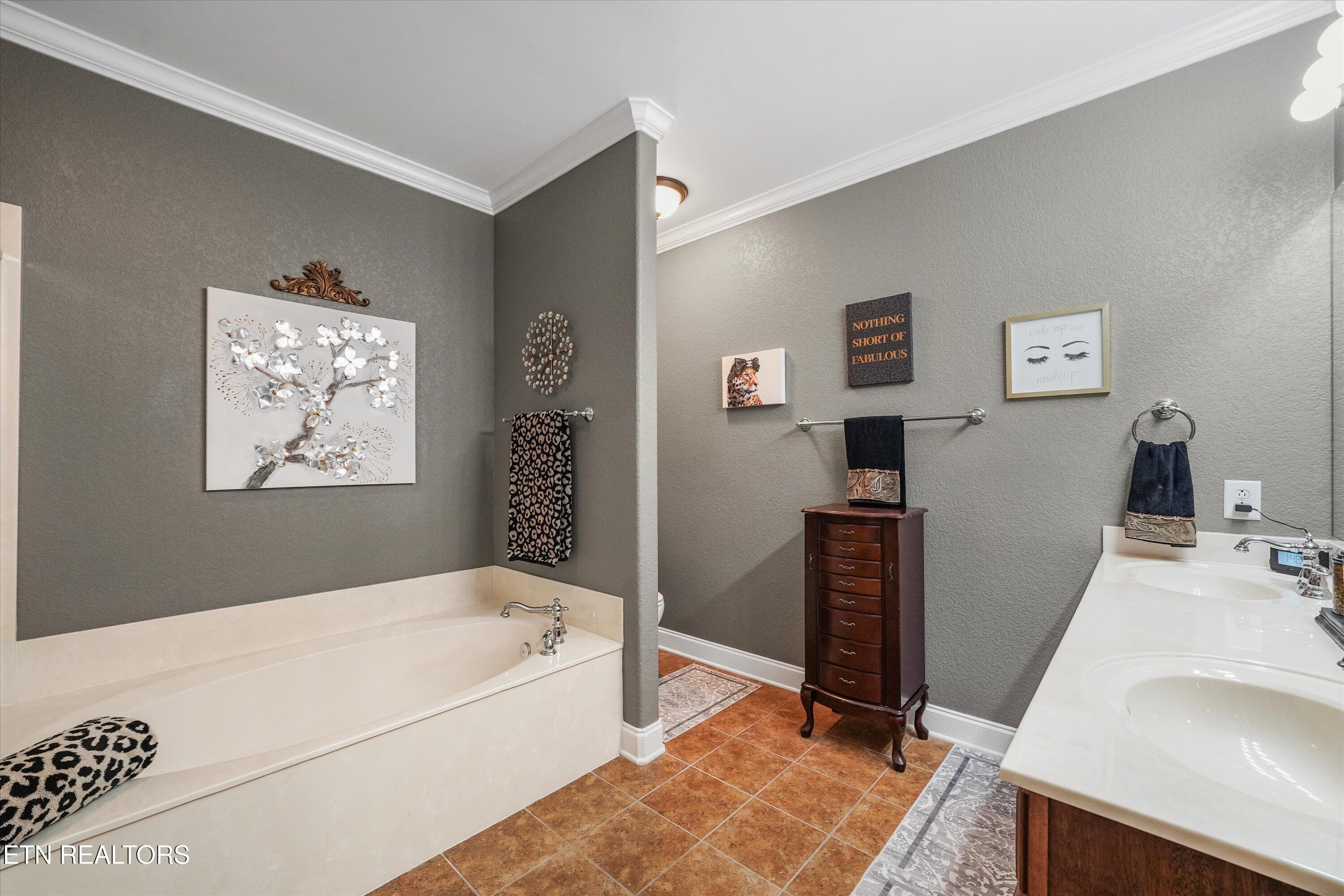 With dual vanity - 10107 Autumn Valley Lane, Knoxville, TN 37922, Knoxville