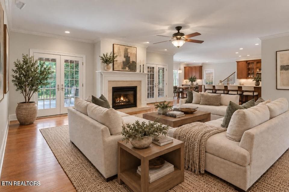 Family Room/Main Level - 142 Center Park Lane, Oak Ridge, TN 37830, Oak Ridge