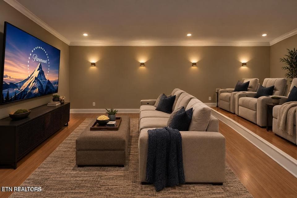 Media Room - 142 Center Park Lane, Oak Ridge, TN 37830, Oak Ridge