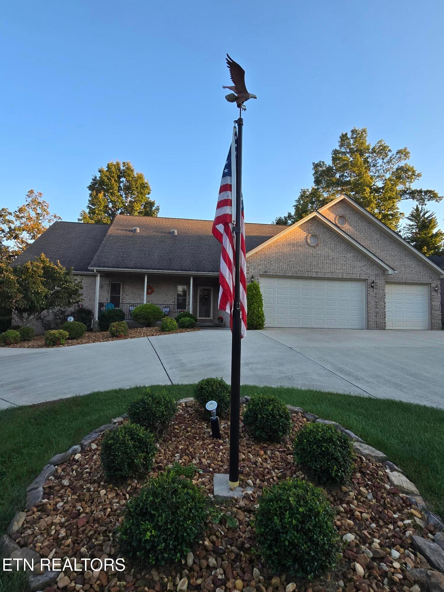 OLD GLORY FLIES PROUDLY - 207 Forest Hill Drive, Crossville, TN 38558, Crossville