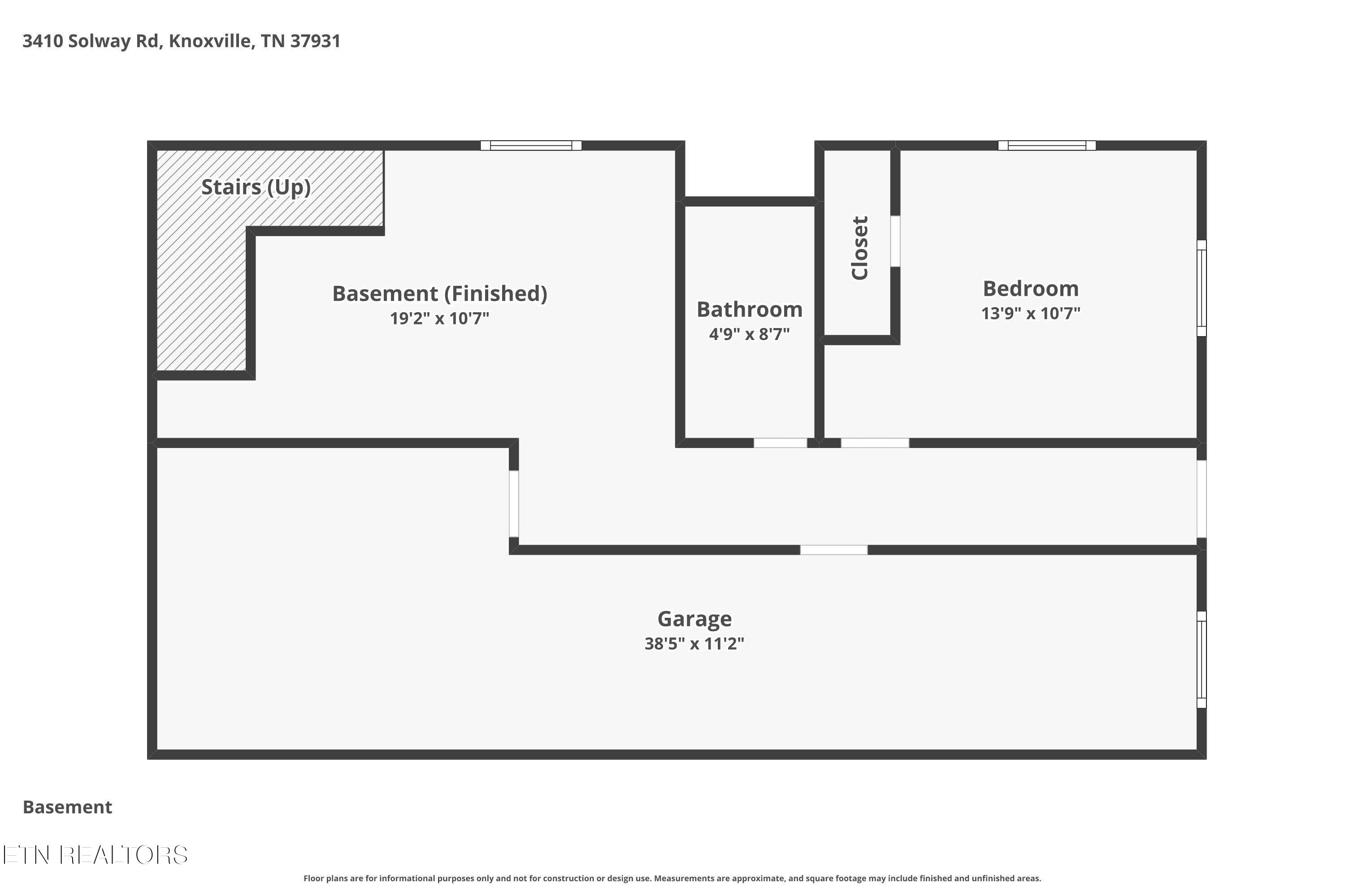 01-Basement - 3410 Solway Rd, Knoxville, TN 37931, Knoxville