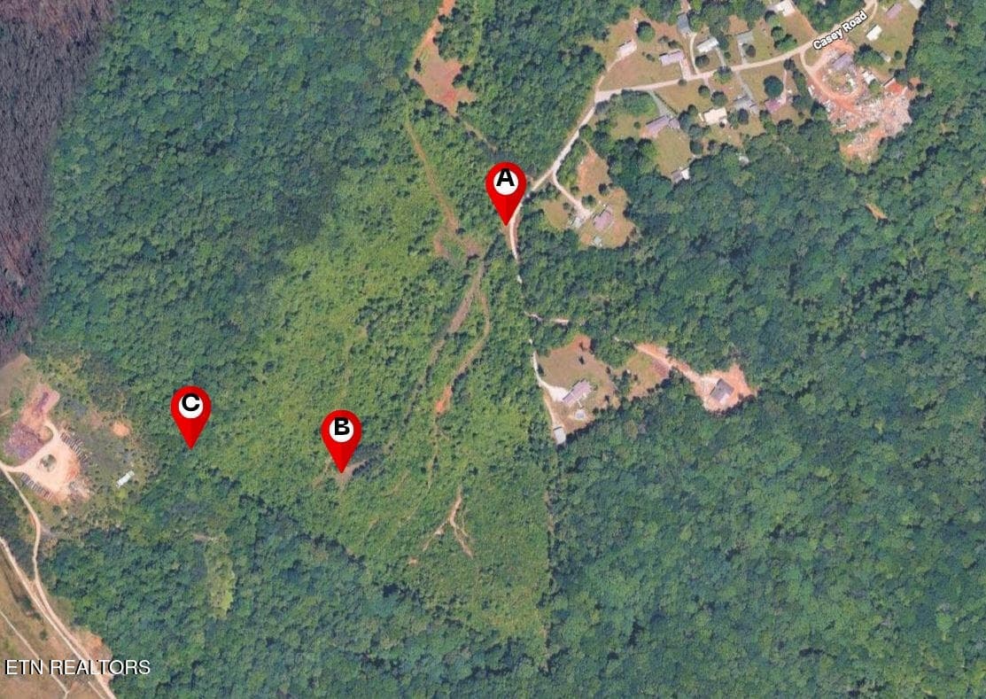 Map Pins (1) - Casey Rd, Harriman, TN 37748, Harriman