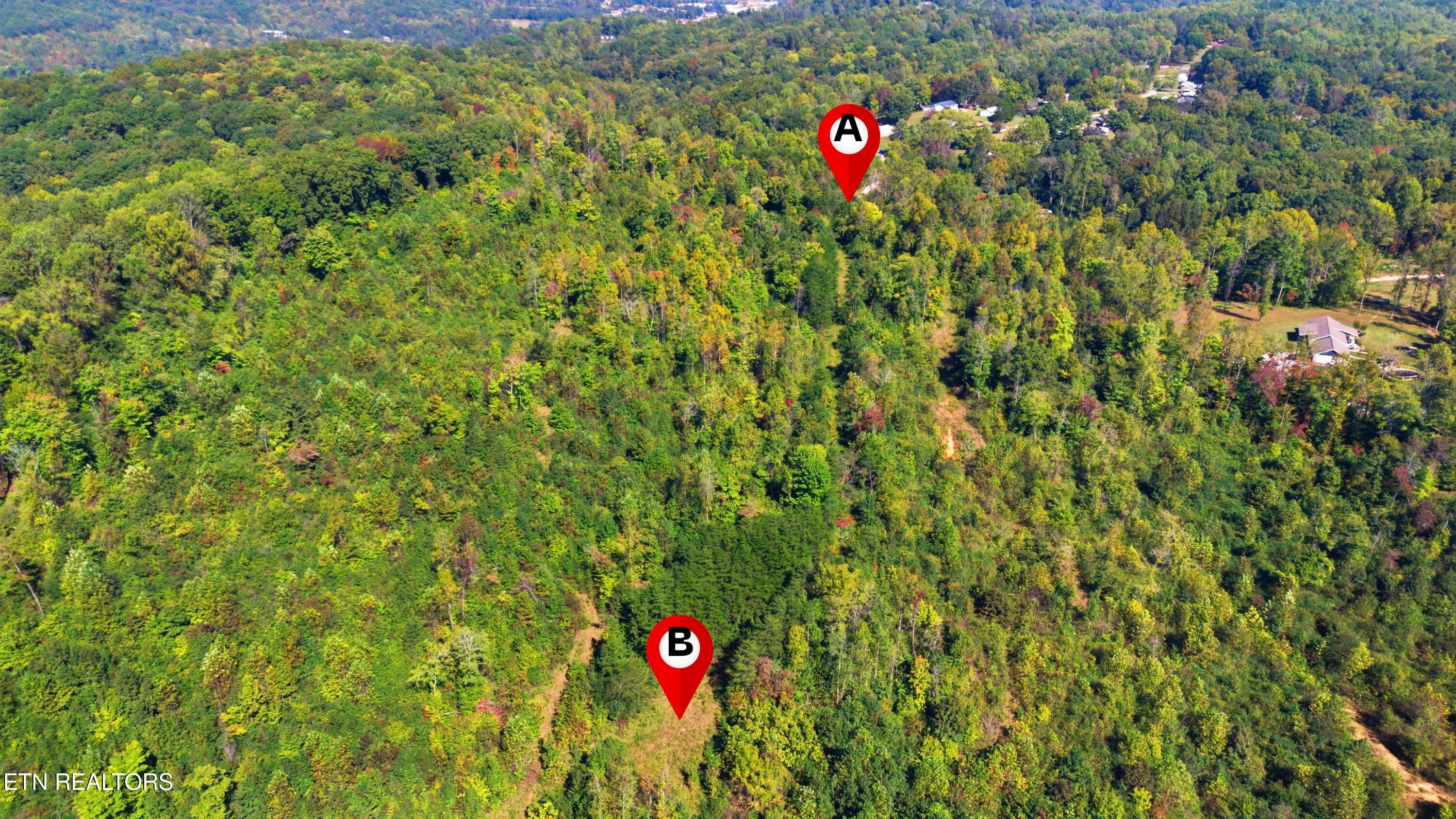 Map Pins (4) - Casey Rd, Harriman, TN 37748, Harriman
