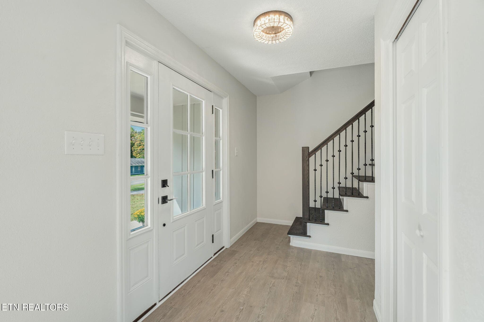 ENTRANCE WITH NEW STAIRCASE - 3923 Glen Oaks Drive, Maryville, TN 37804, Maryville