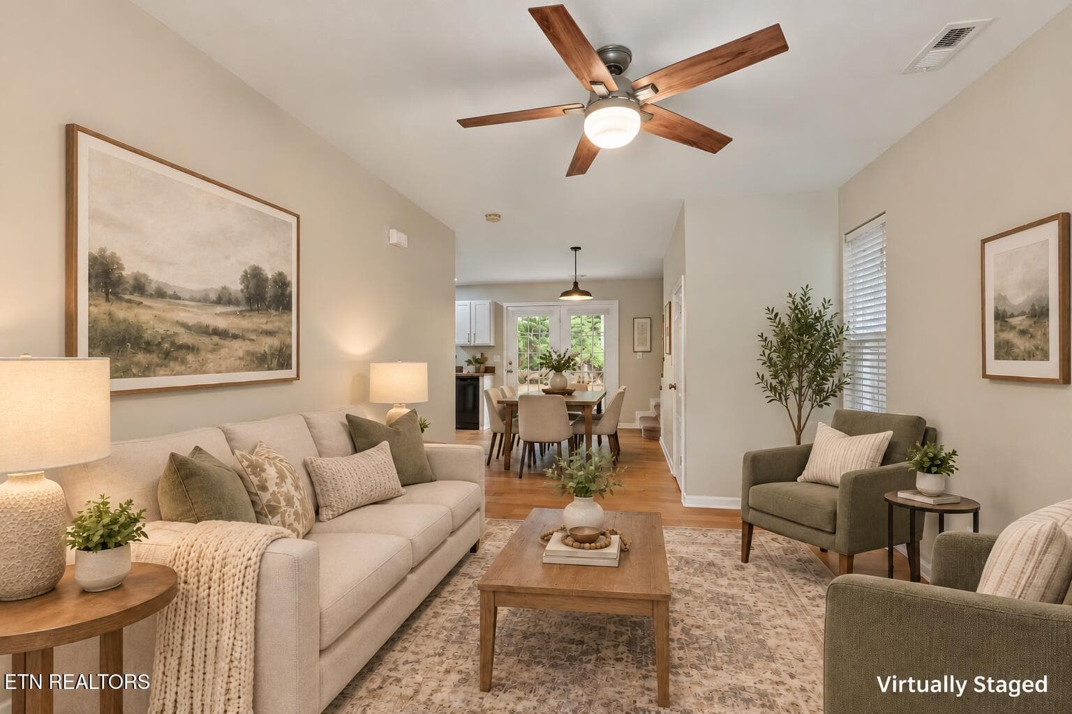Warm Neutral Open-Plan Living Space - 827 Blue Spruce Way, Knoxville, TN 37912