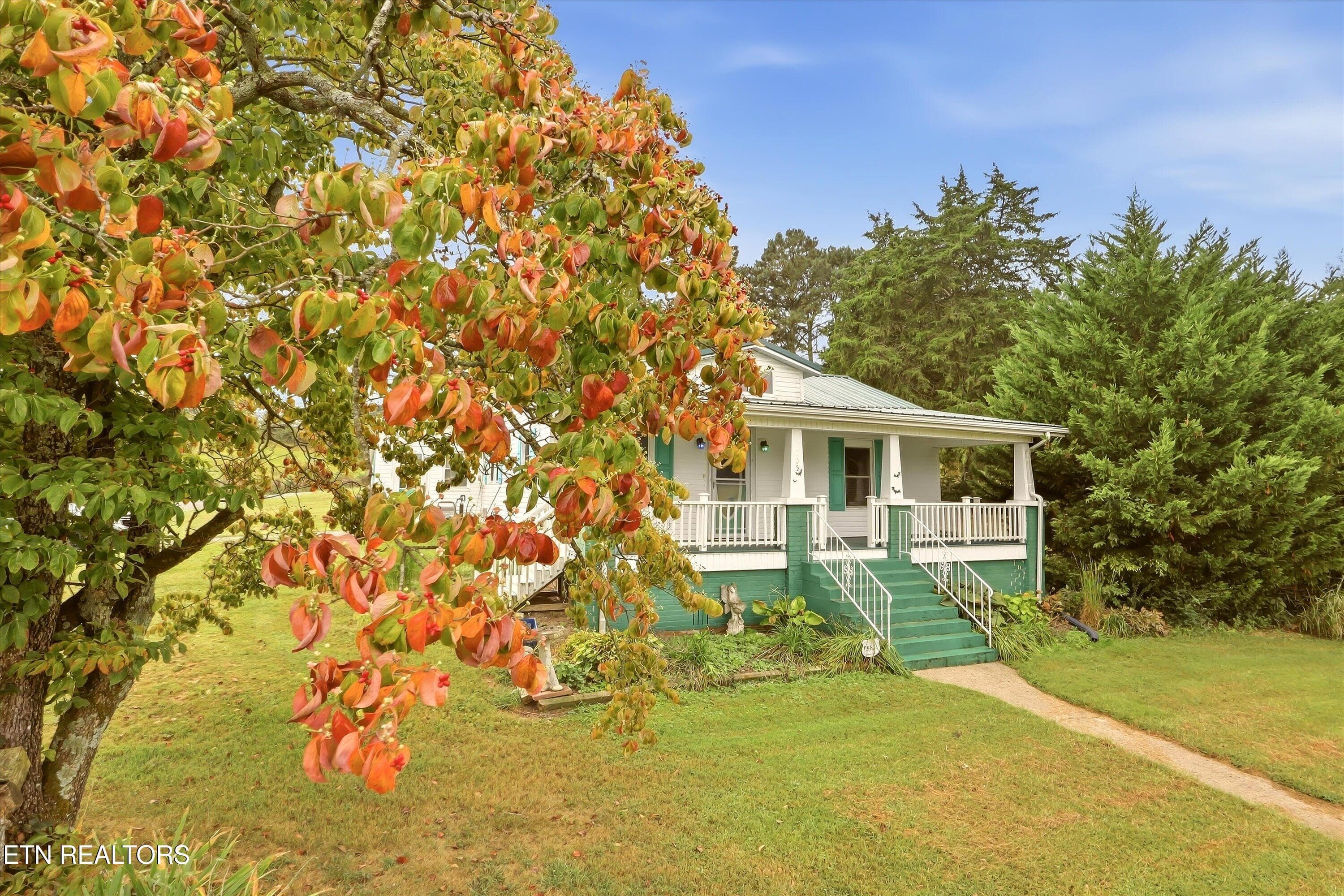 Front w/ Fall Colors - 105 Peach Orchard Rd, Clinton, TN 37716, Clinton