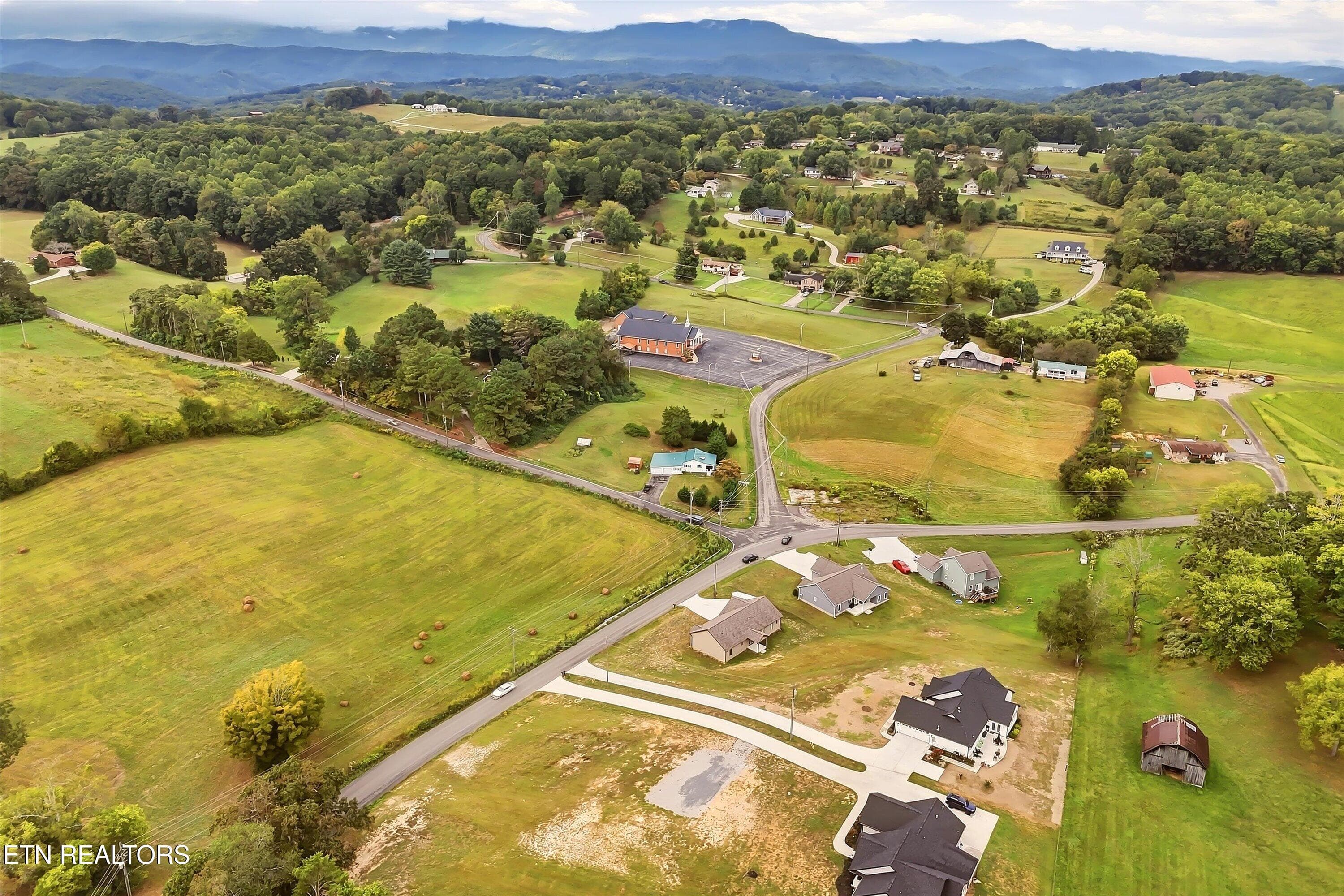 Aerial - 105 Peach Orchard Rd, Clinton, TN 37716, Clinton