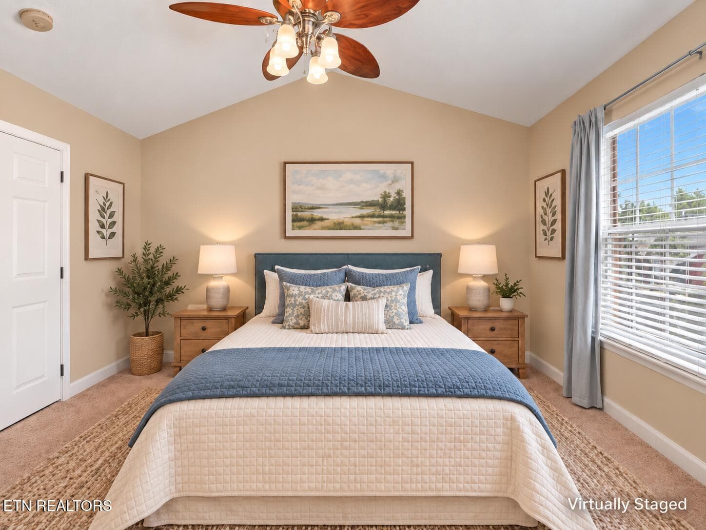 Warm Khaki Staged Bedroom - 827 Blue Spruce Way, Knoxville, TN 37912