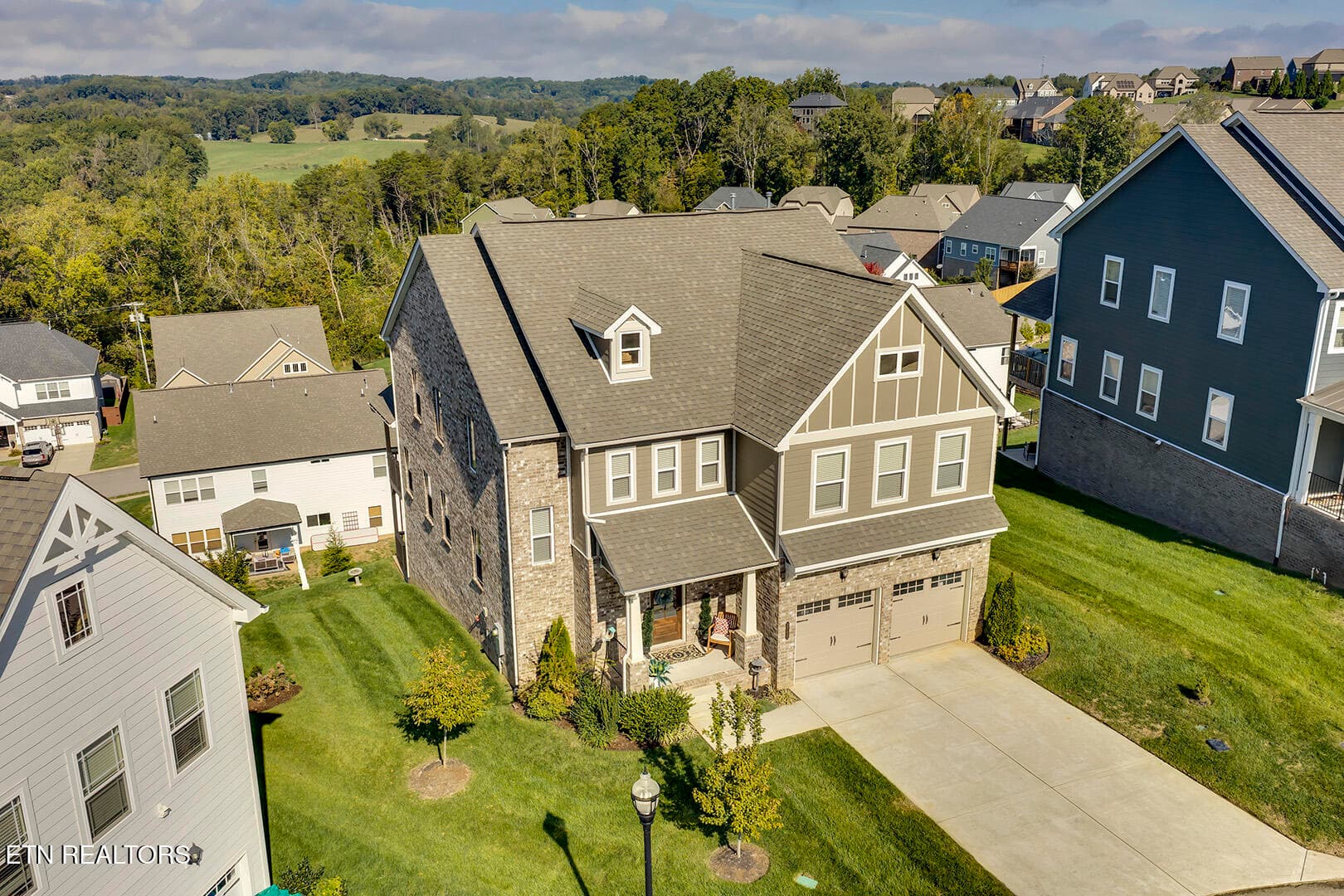 04_CloudberryLane_2705_FrontLeftElevated - 2705 Cloudberry Lane, Knoxville, TN 37932, Knoxville