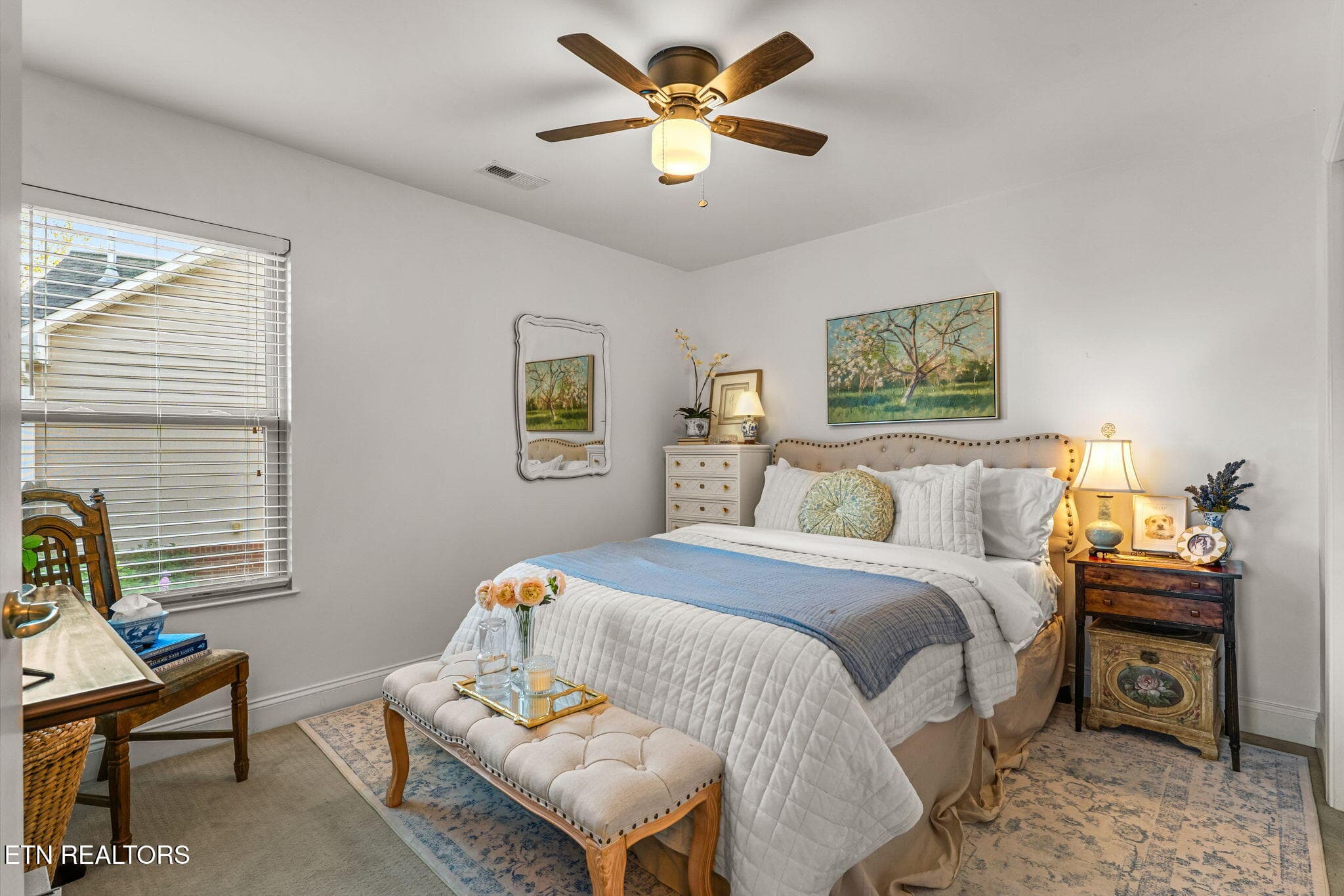 Bedroom 1 on the main level - 7222 Settlers Path Lane, Knoxville, TN 37920