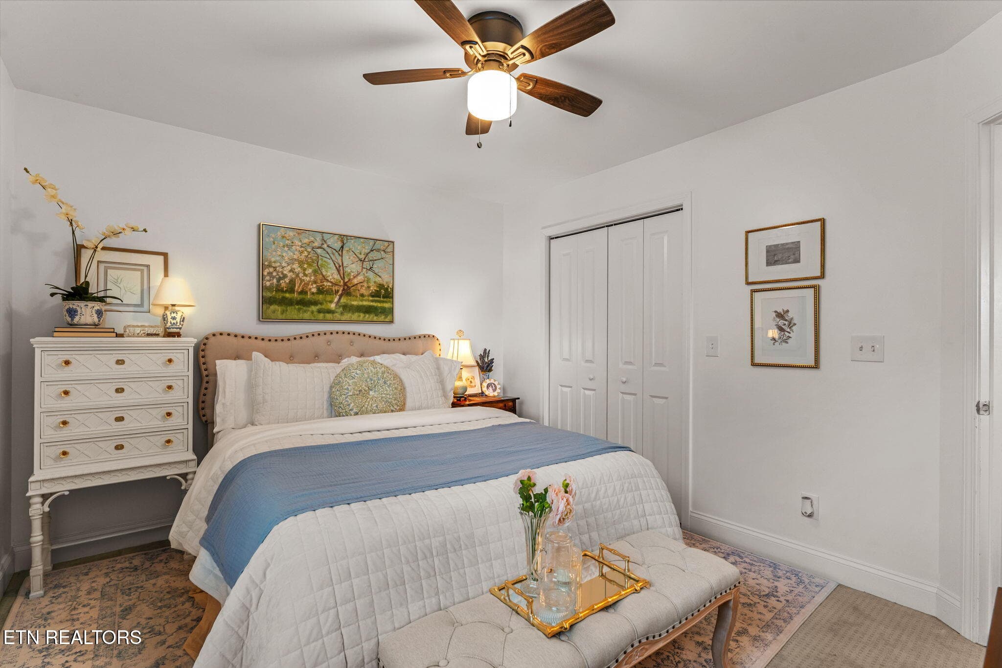 Bedroom 1 on the main level - 7222 Settlers Path Lane, Knoxville, TN 37920