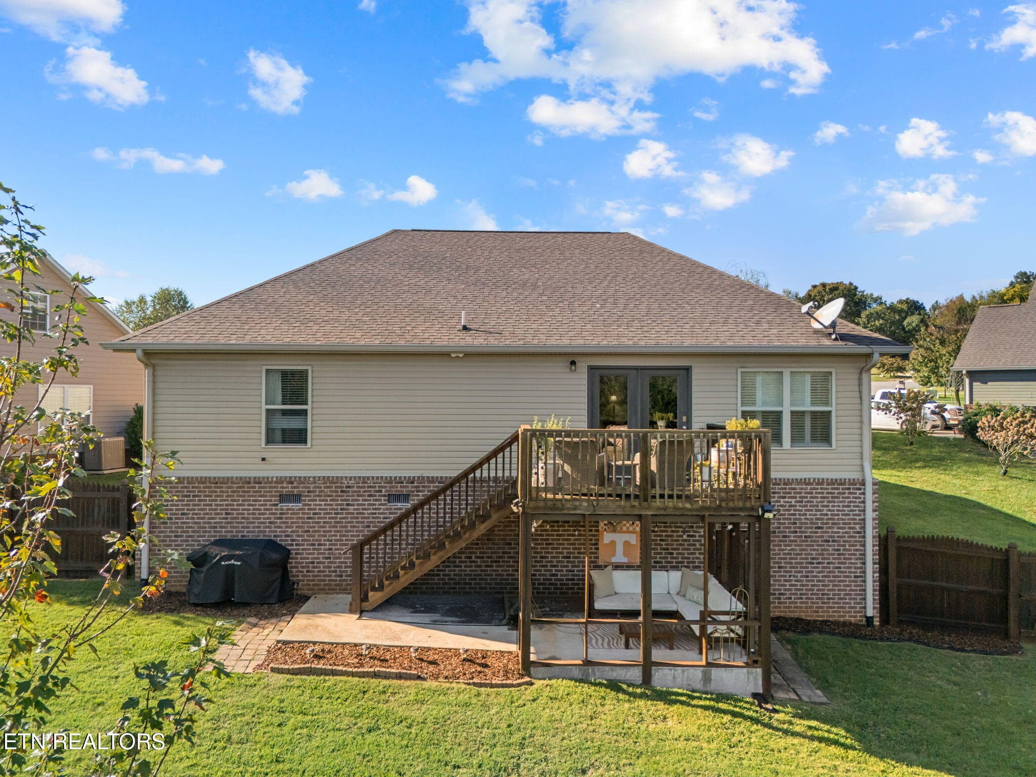 Back of the house - 7222 Settlers Path Lane, Knoxville, TN 37920