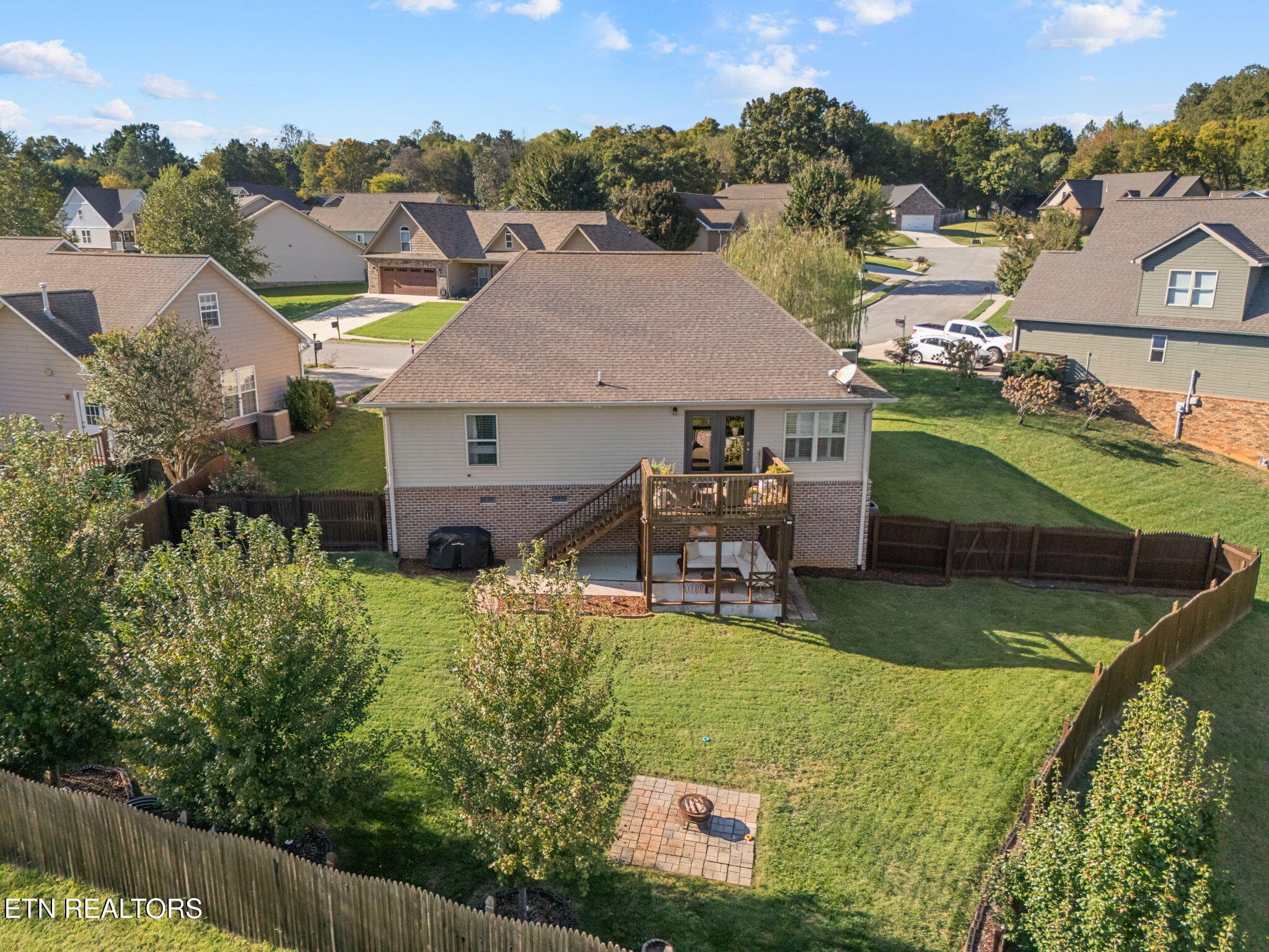 Aerial view - 7222 Settlers Path Lane, Knoxville, TN 37920