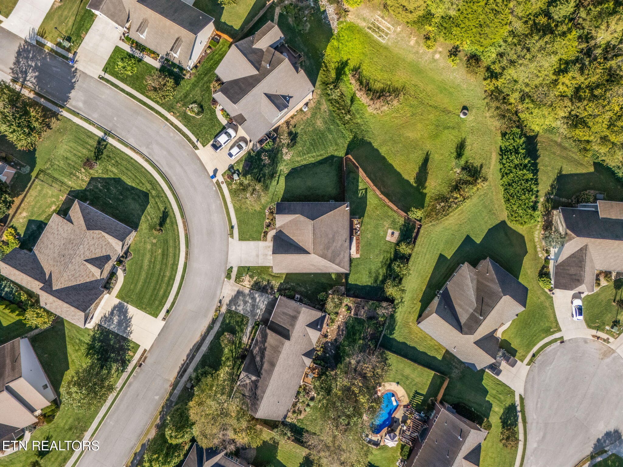 Aerial view - 7222 Settlers Path Lane, Knoxville, TN 37920