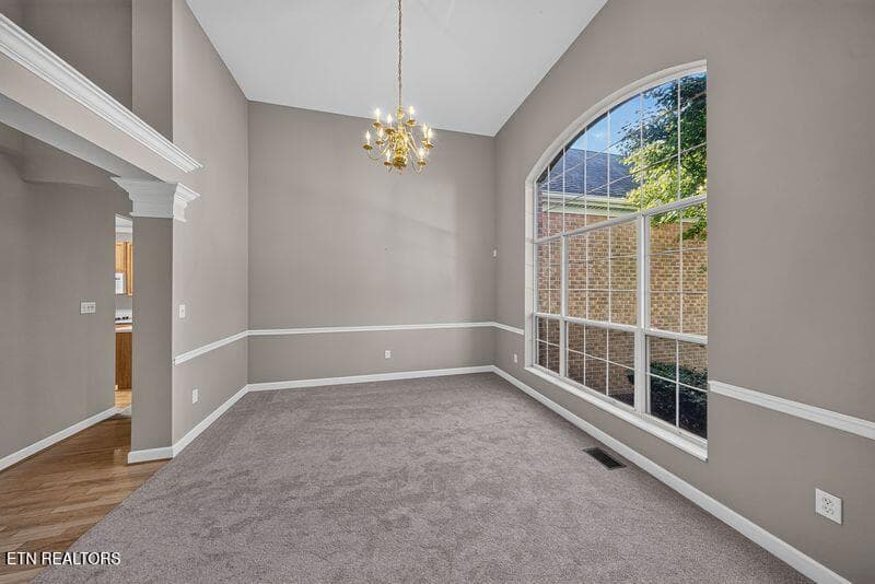 dining room area view - 1238 Vale View Rd, Knoxville, TN 37922, Knoxville