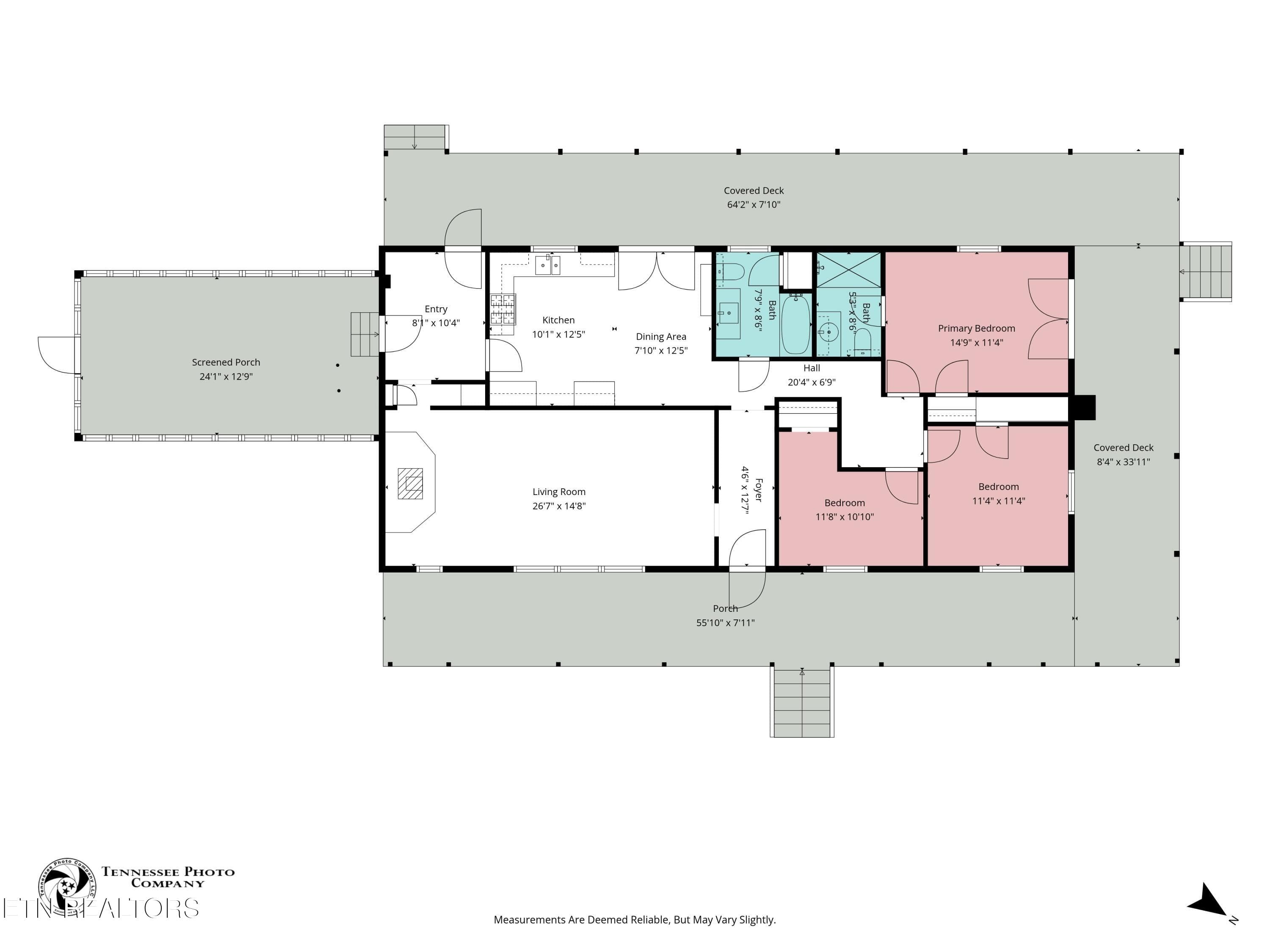 Floor Plan - 154 Old Kentucky Stock Rd, Crossville, TN 38571, Crossville