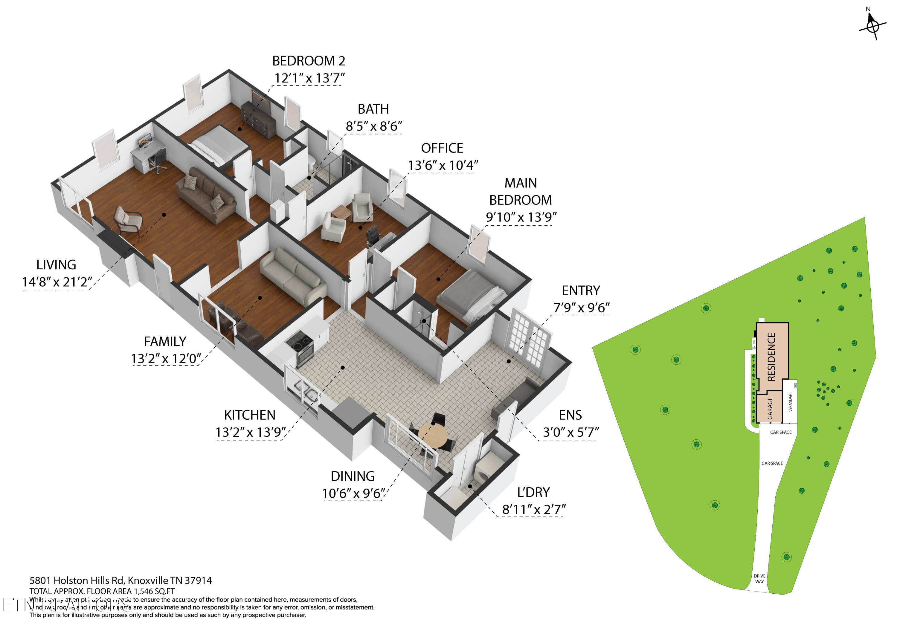 Floor plan - 5801 Holston Hills Rd, Knoxville, TN 37914, Knoxville