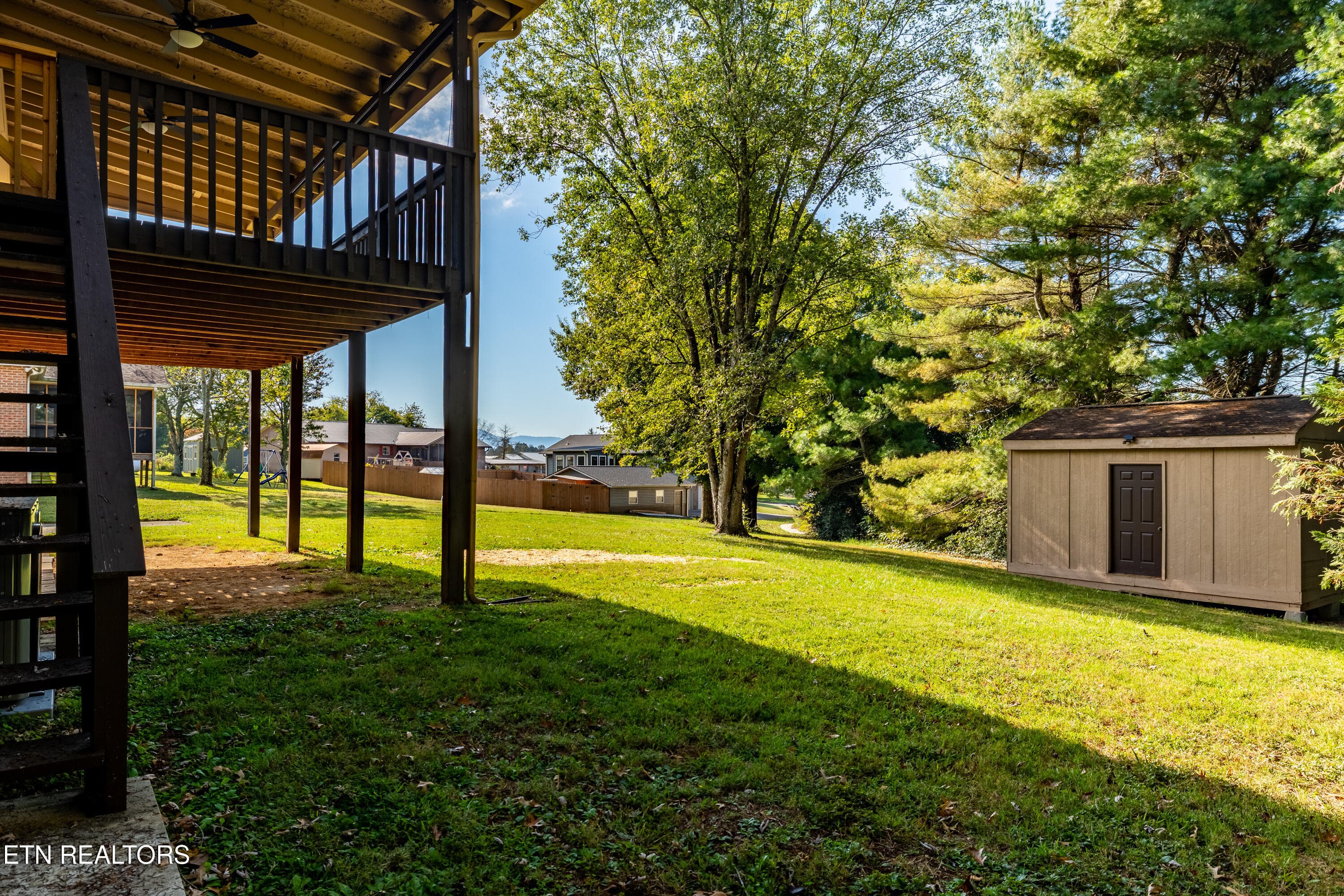 Amazing level backyard - 4147 Franklin Hill Blvd, Maryville, TN 37804, Maryville